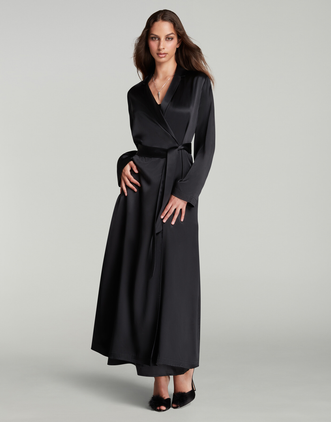 Cecily Long Gown Black | Agent Provocateur