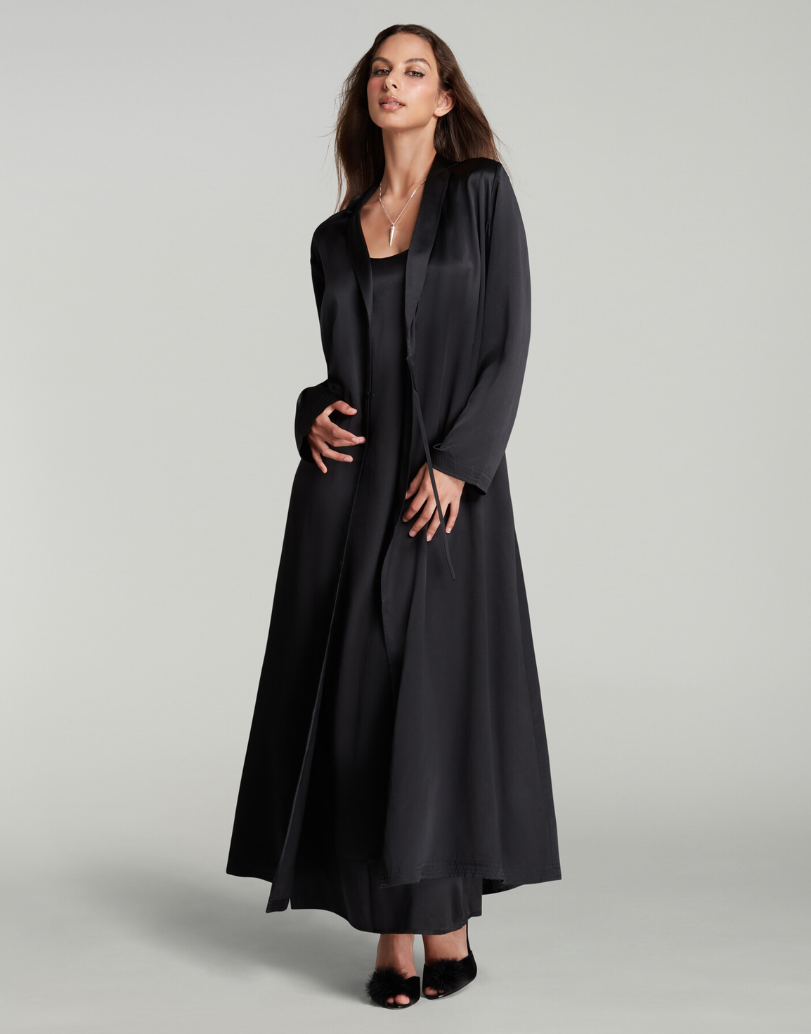 Cecily Long Gown Black | Agent Provocateur