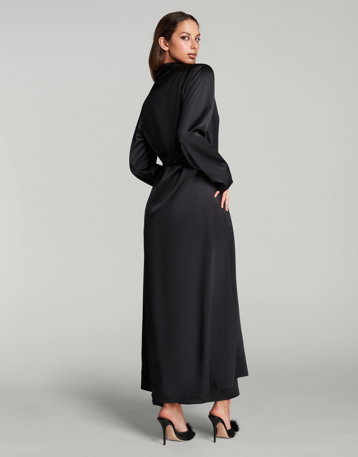 Cecily Long Gown Black | Agent Provocateur