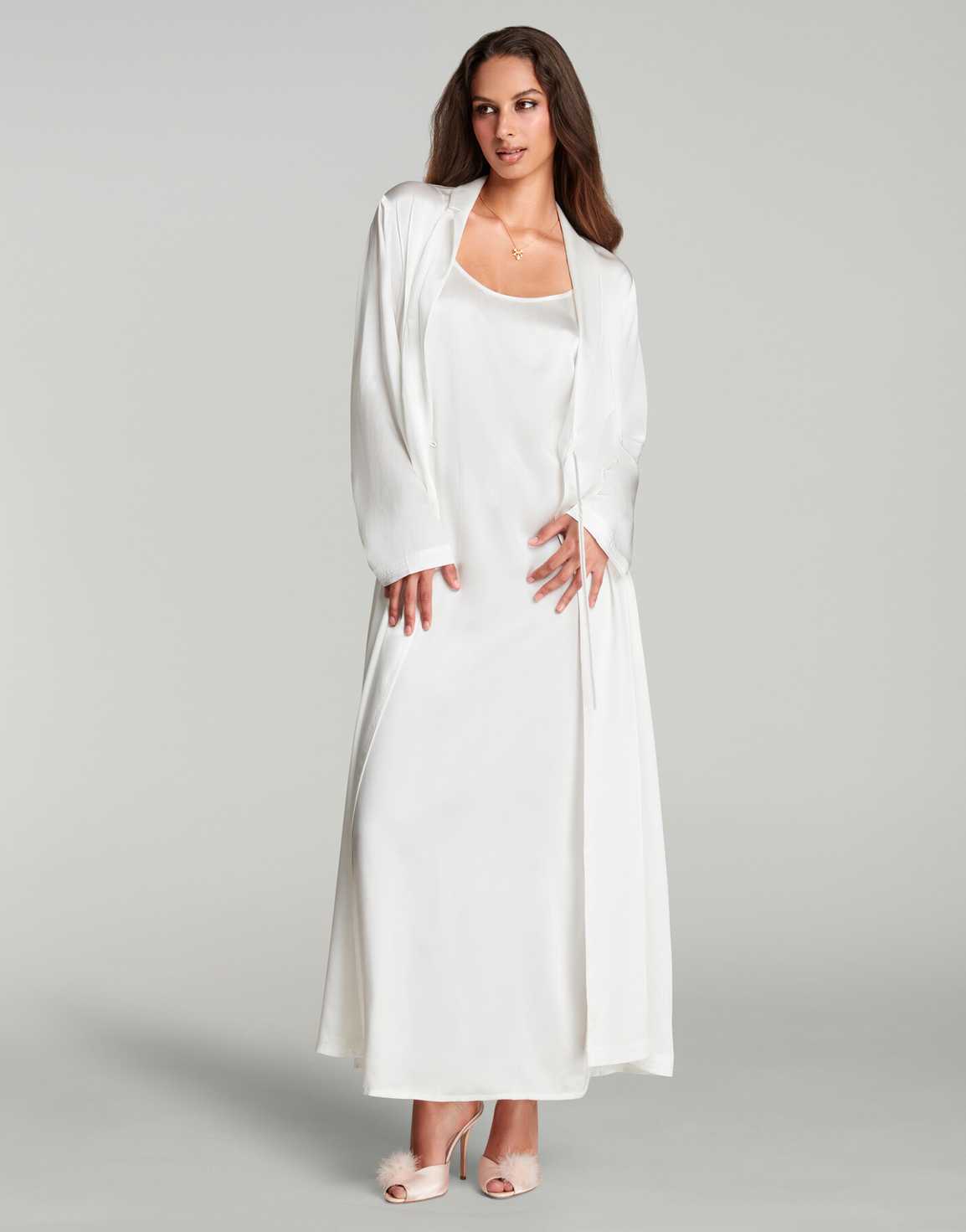 Cecily Long Gown Ivory | Agent Provocateur