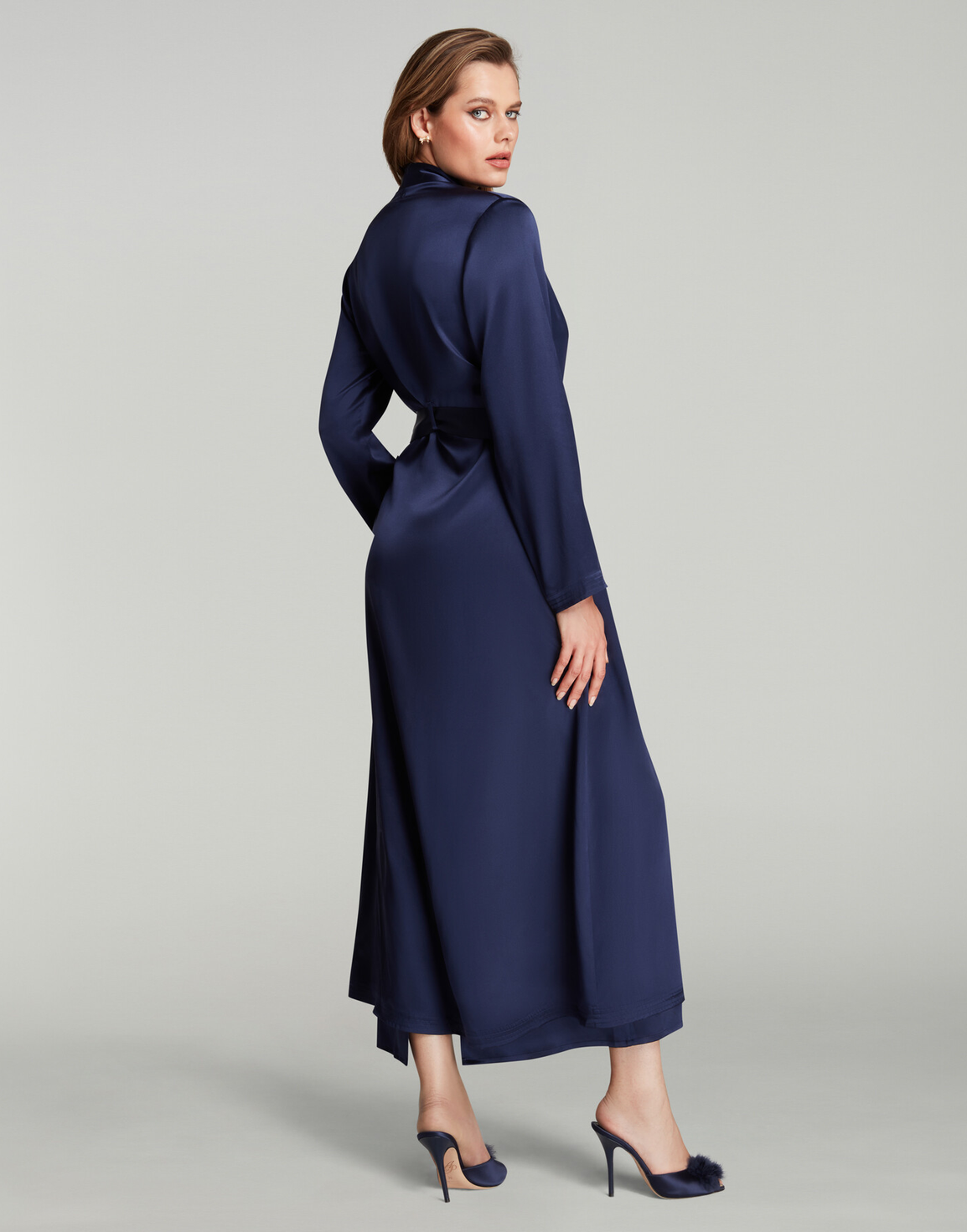 Cecily Long Gown Navy | Agent Provocateur