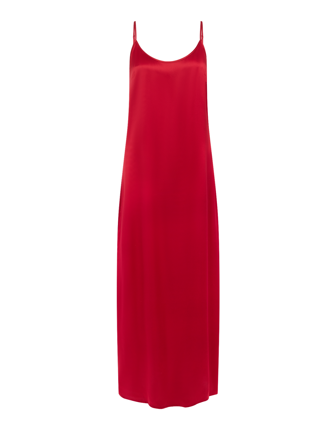 Cecily Long Slip Dress Red/Red | Agent Provocateur