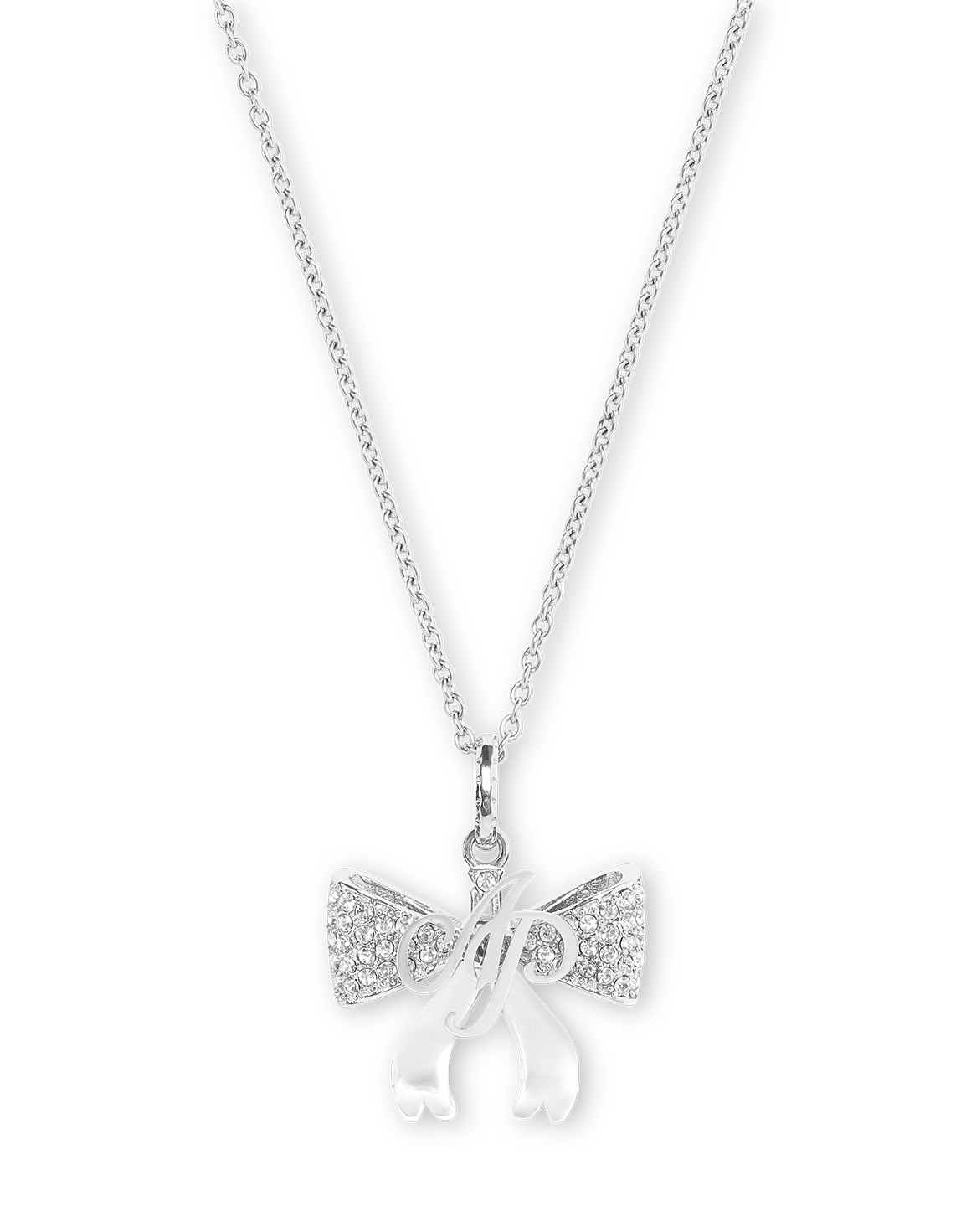 Brietta Necklace Silver/Crystal | Agent Provocateur