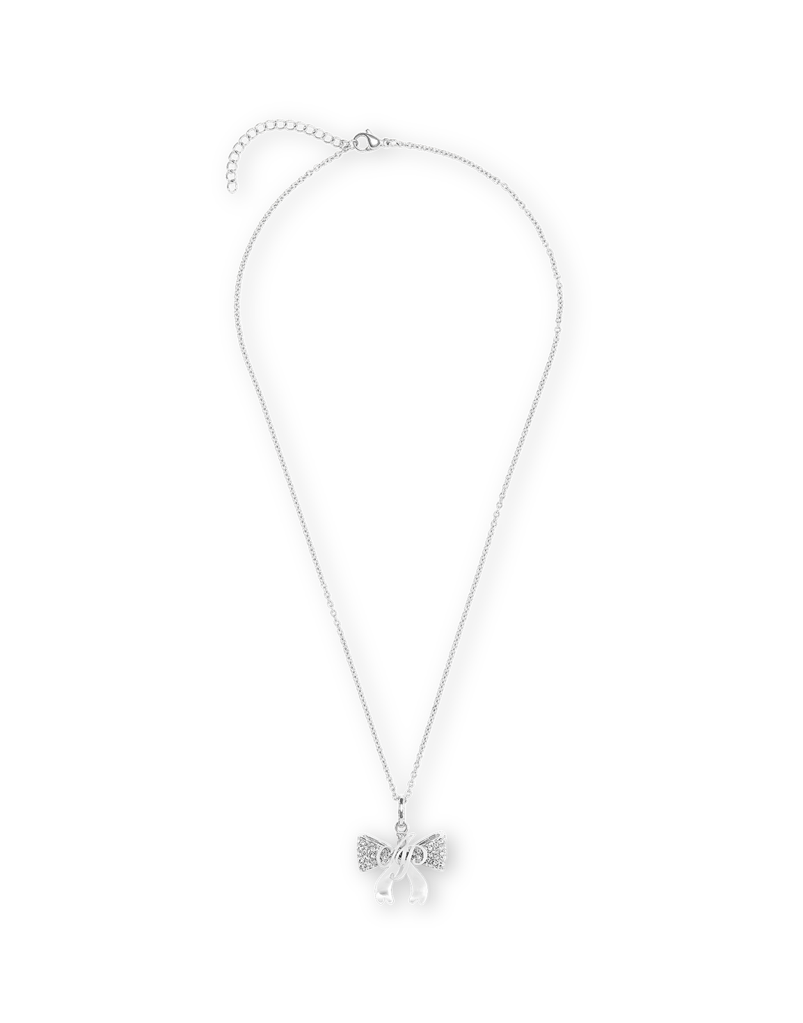 Brietta Necklace Silver/Crystal | Agent Provocateur