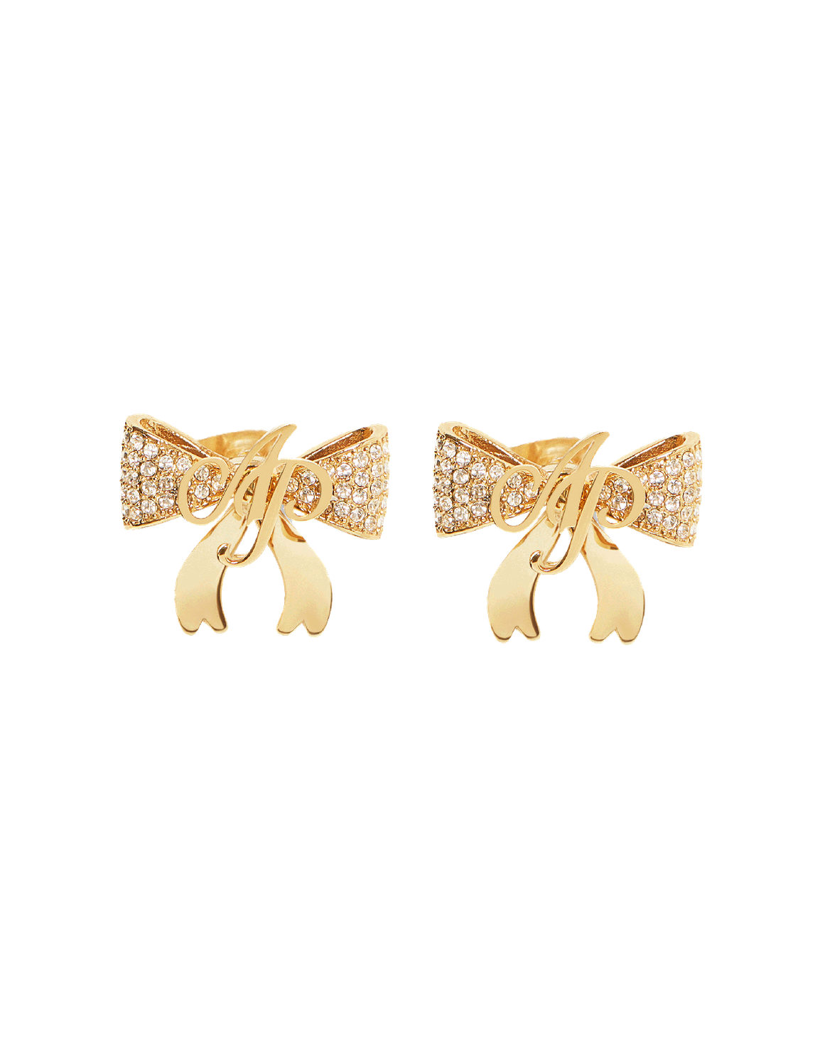 Brietta Earrings Gold/Crystal | Agent Provocateur