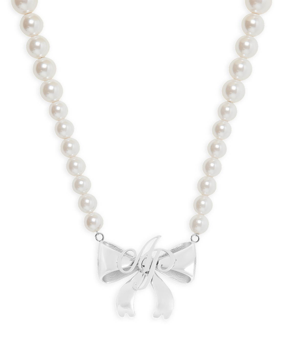 Beki Necklace Silver/Pearl | Agent Provocateur
