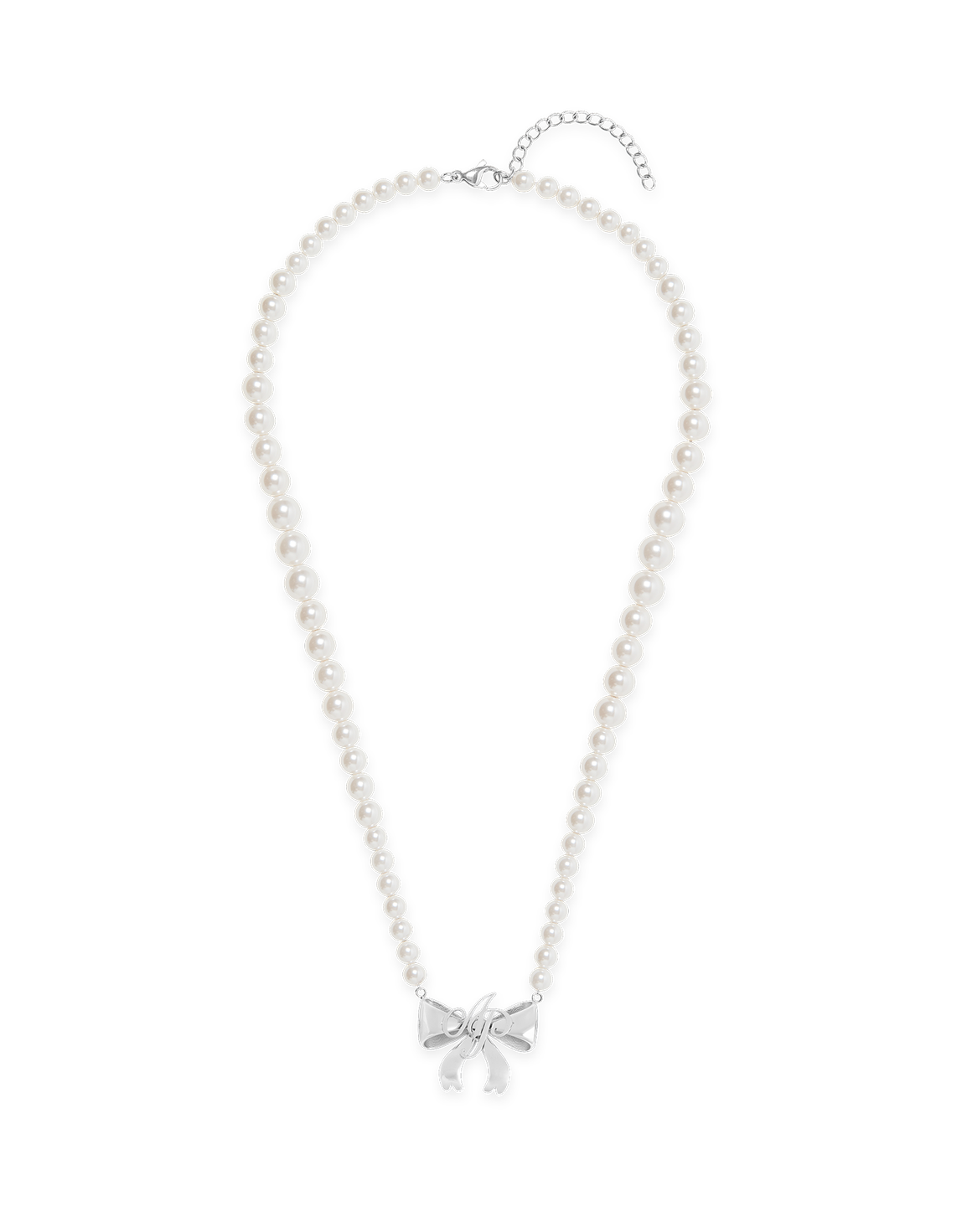 Beki Necklace Silver/Pearl | Agent Provocateur