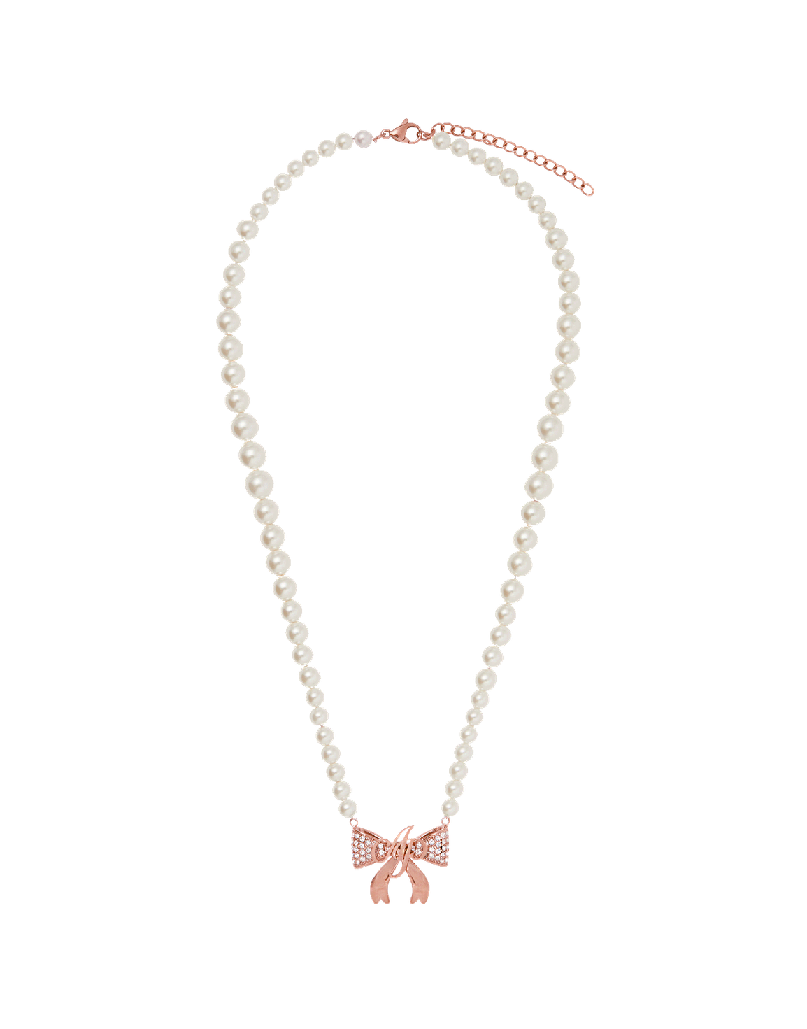Brady Necklace Rose Gold/Pearl | Agent Provocateur