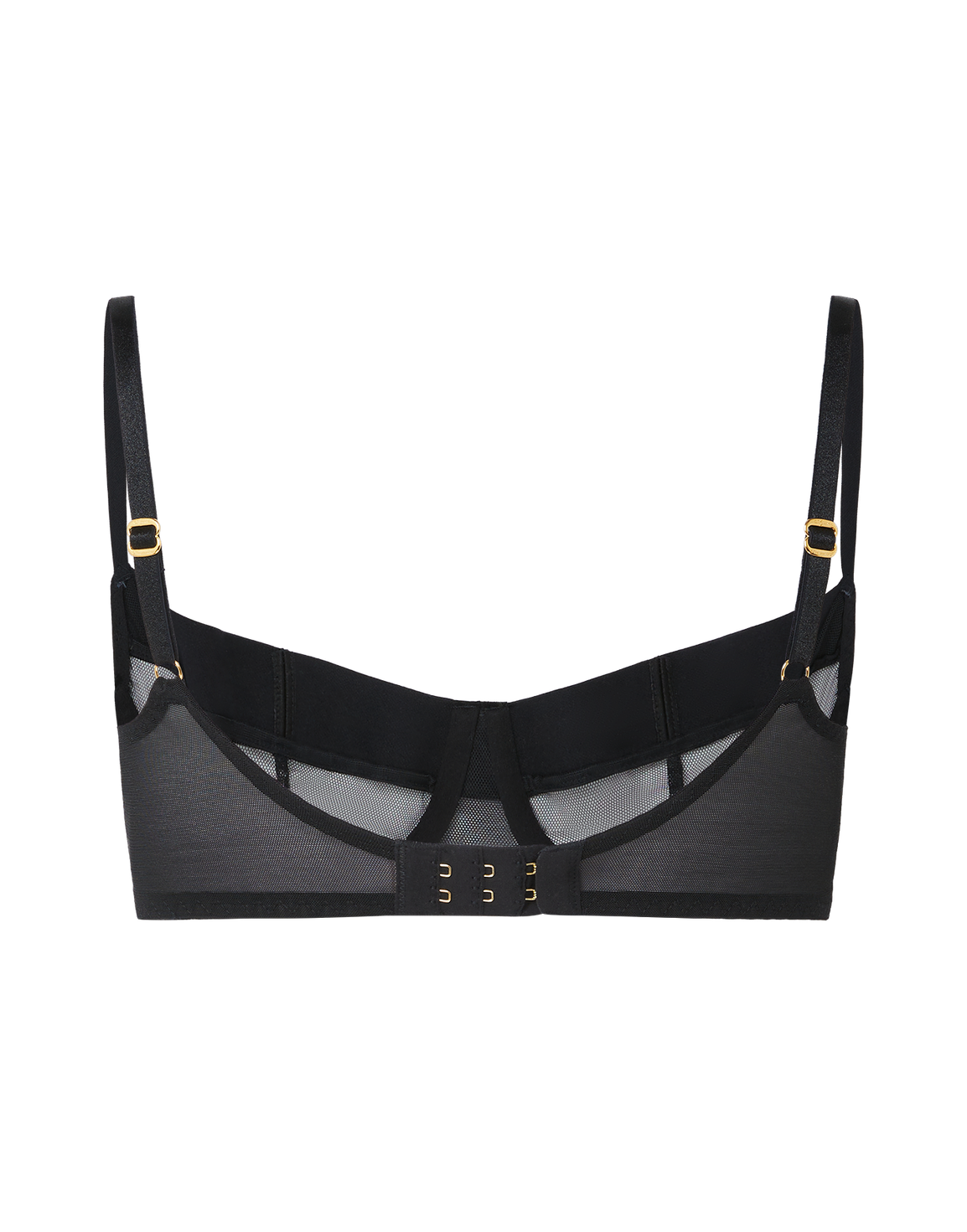 Caity Demi Cup Underwired Bra Black | Agent Provocateur