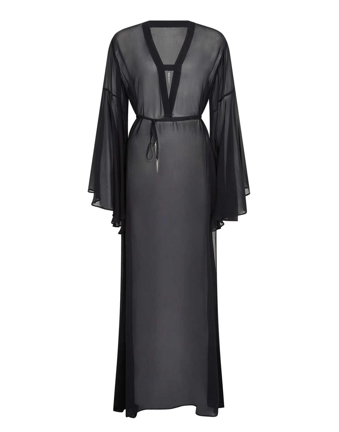 Amalia Long Kaftan  Black | Agent Provocateur