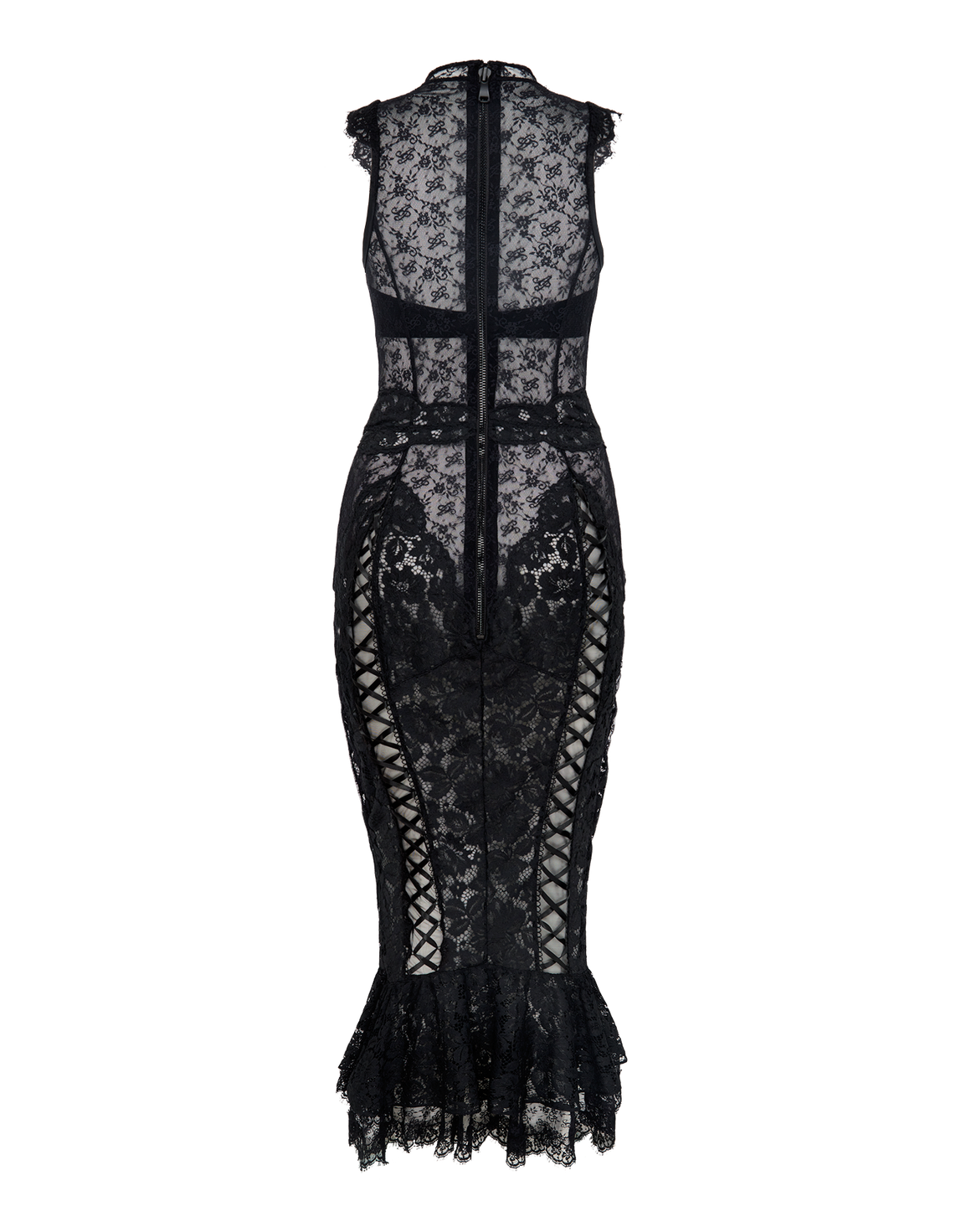 Chrissi Long Dress Black | Agent Provocateur