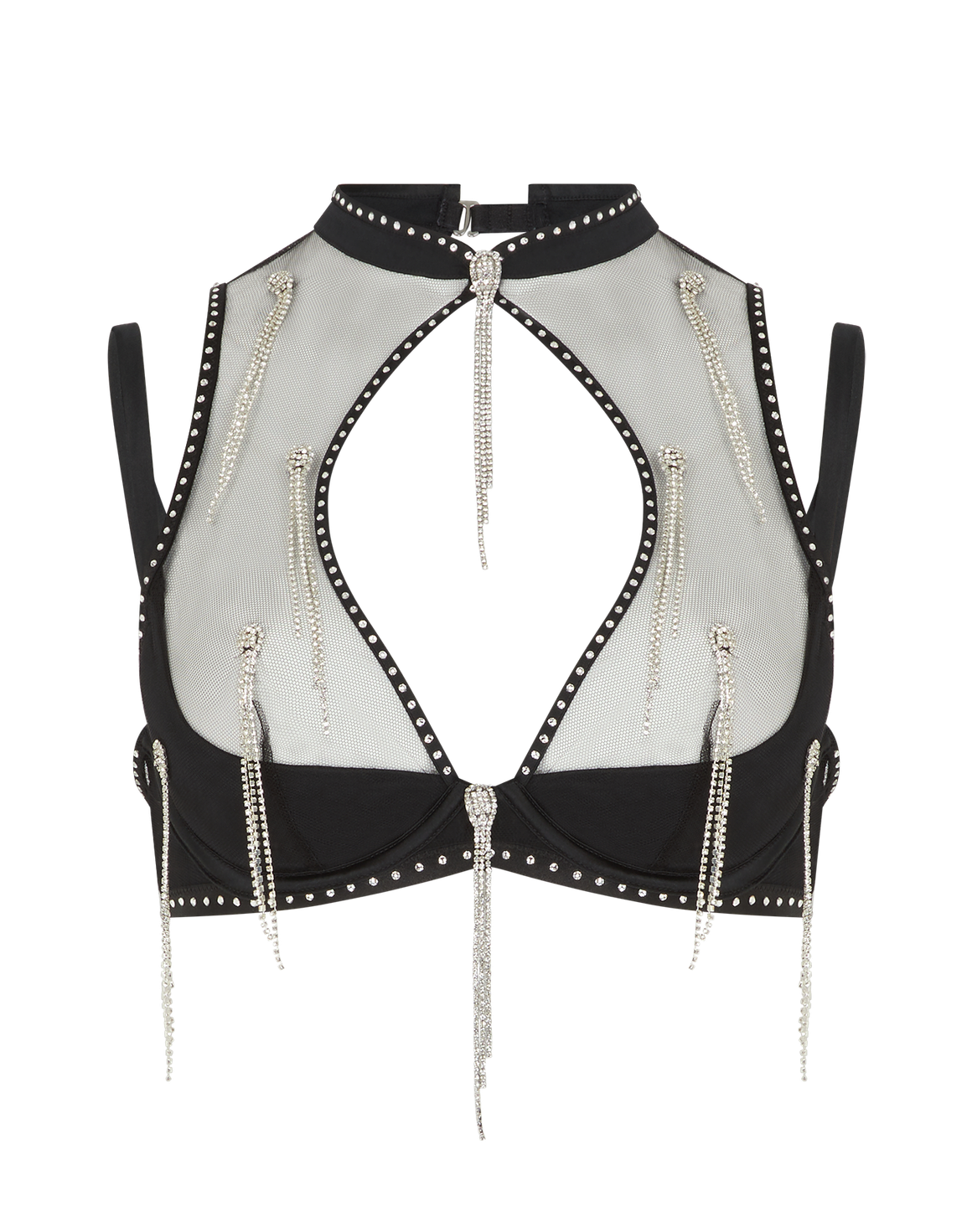 Crystalina High Neck Underwired Bra | Agent Provocateur