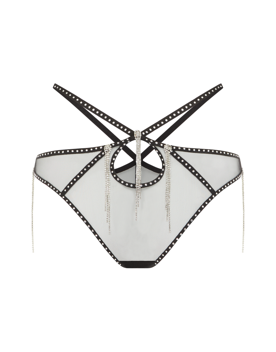 Crystalina Full Brief  Black | Agent Provocateur
