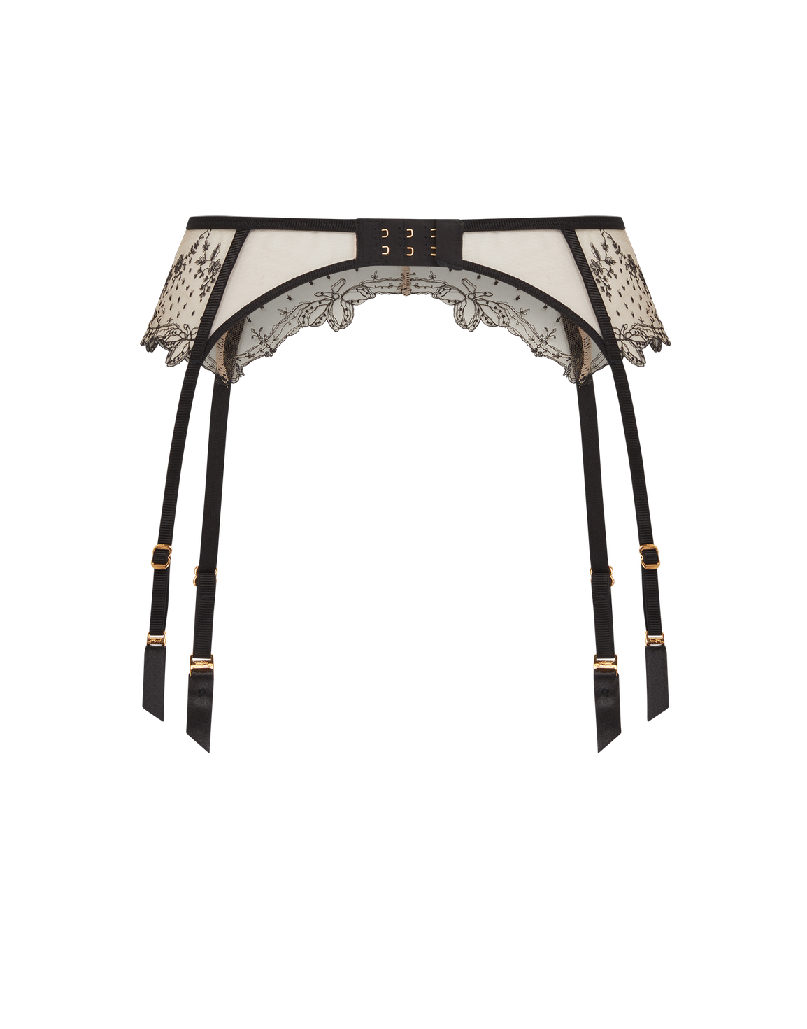 Graice Suspender Black/Sand | Agent Provocateur