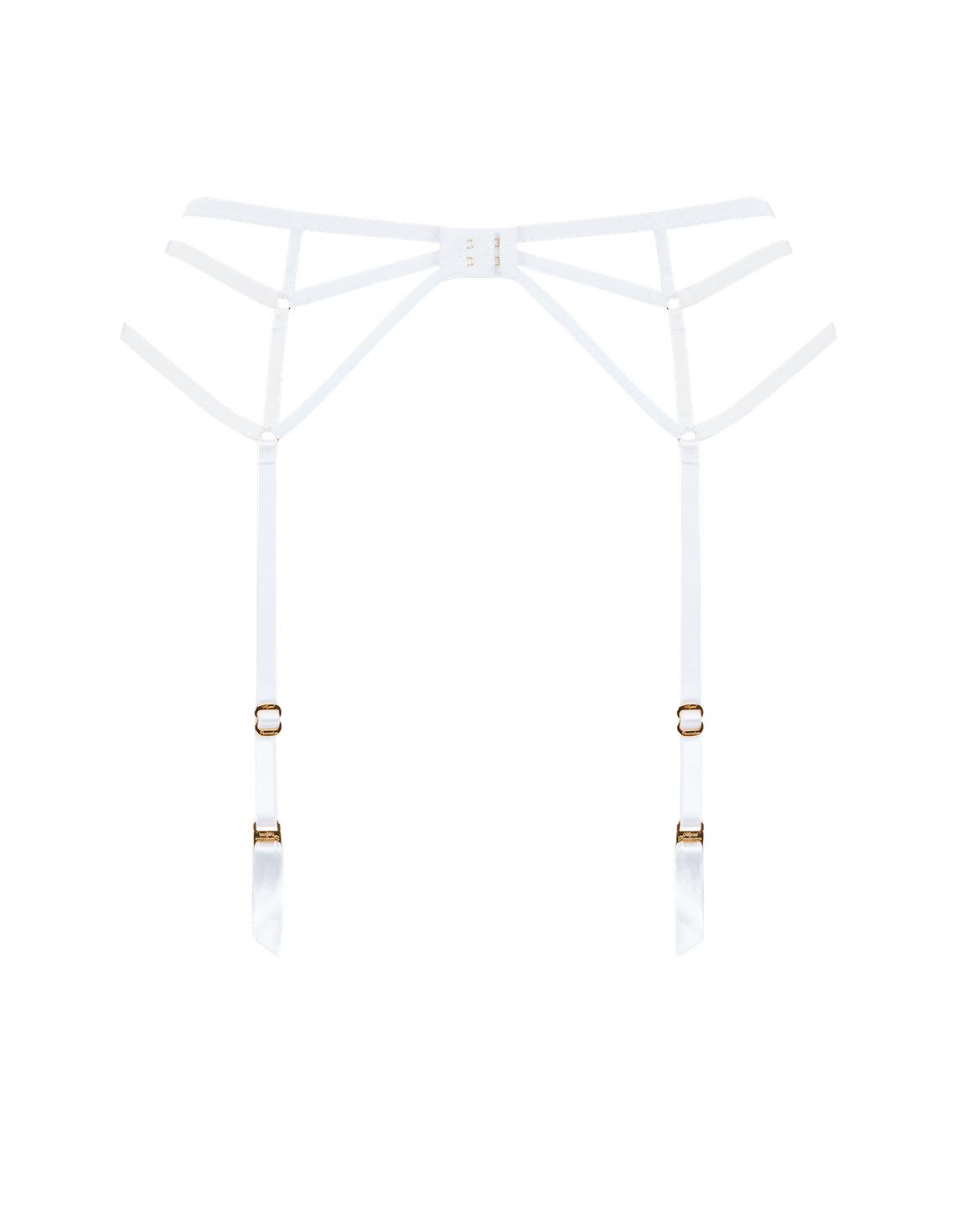 Melanie Suspender White/Sand | Agent Provocateur