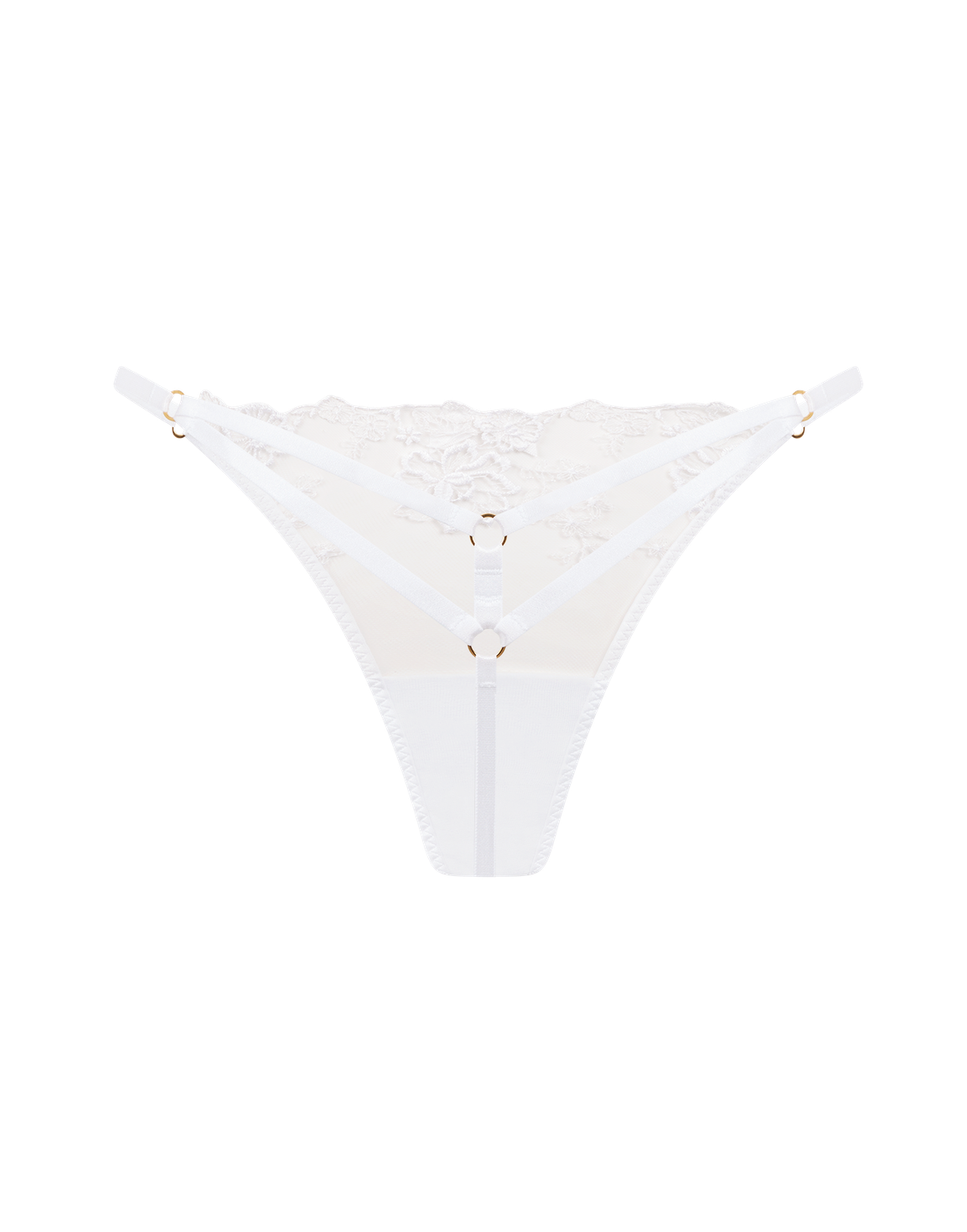 Melanie Thong White/Sand | Agent Provocateur