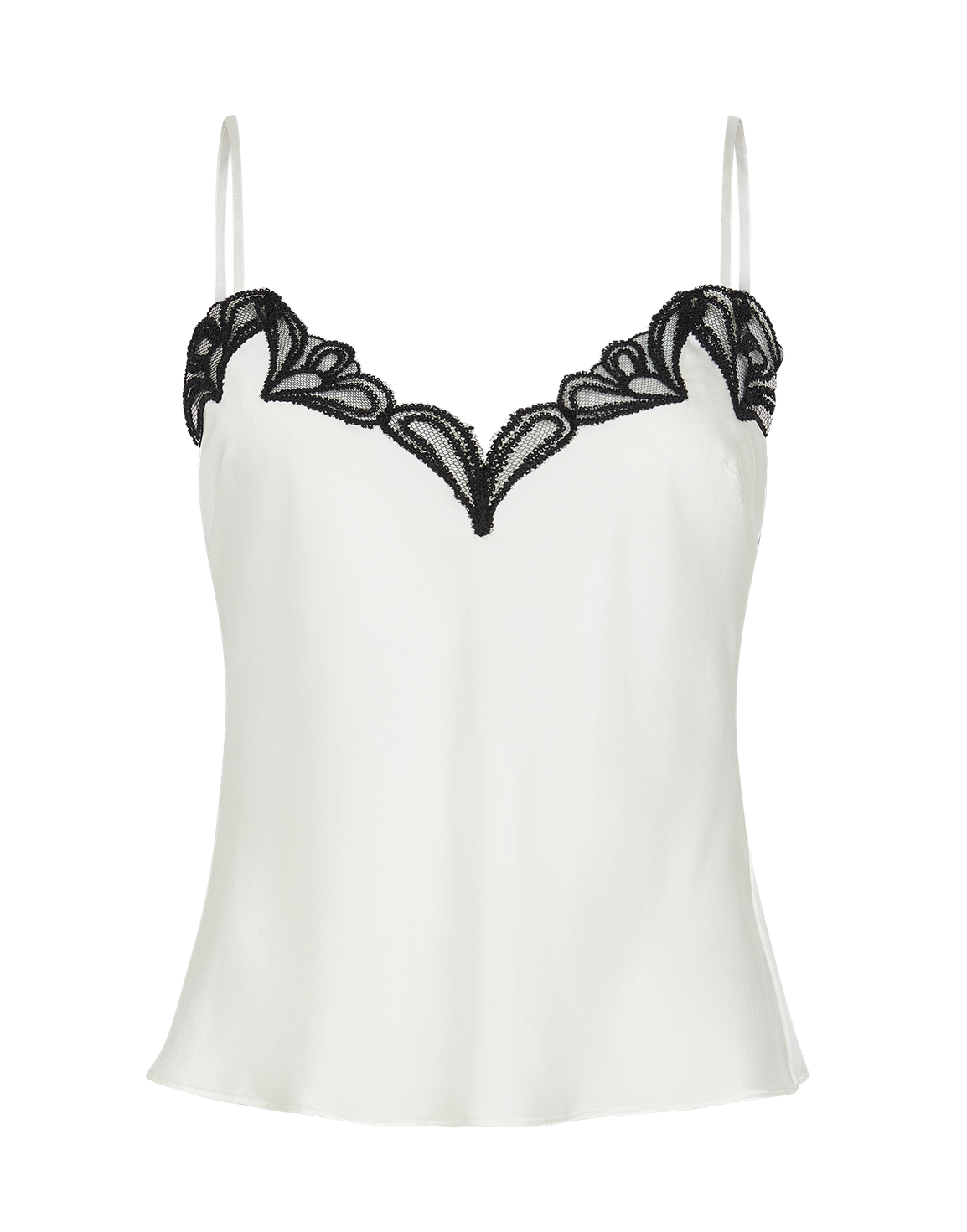 Nelle Cami Ivory/Black | Agent Provocateur