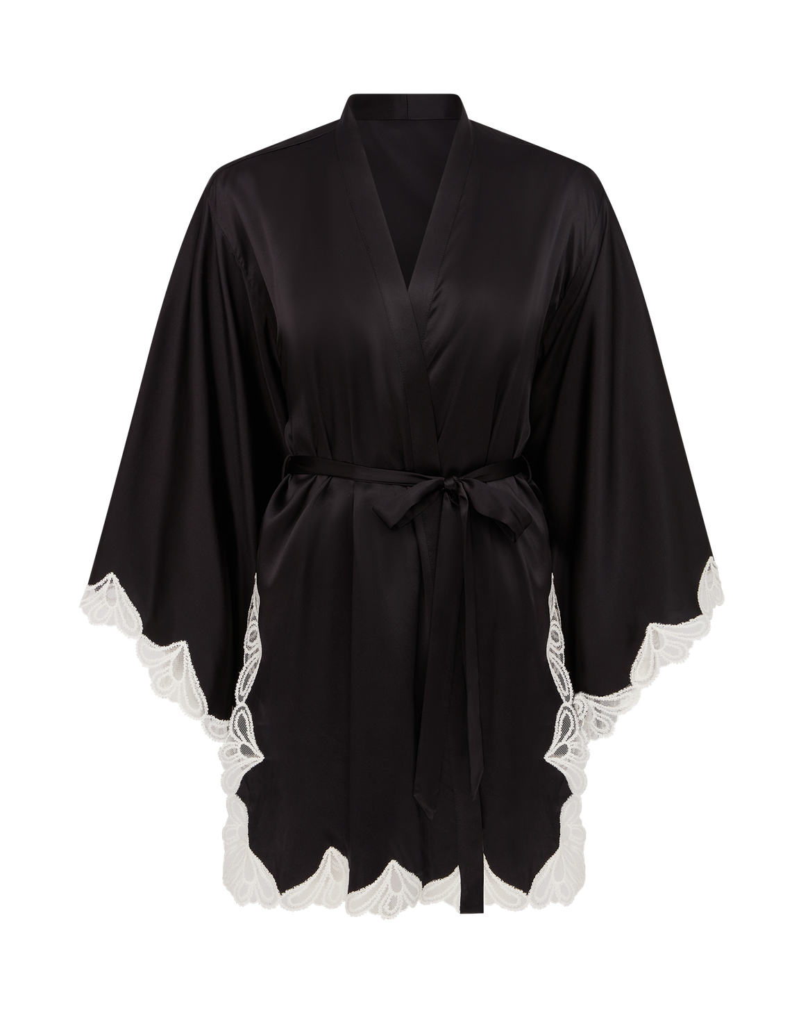 Nelle Kimono Black/Ivory | Agent Provocateur