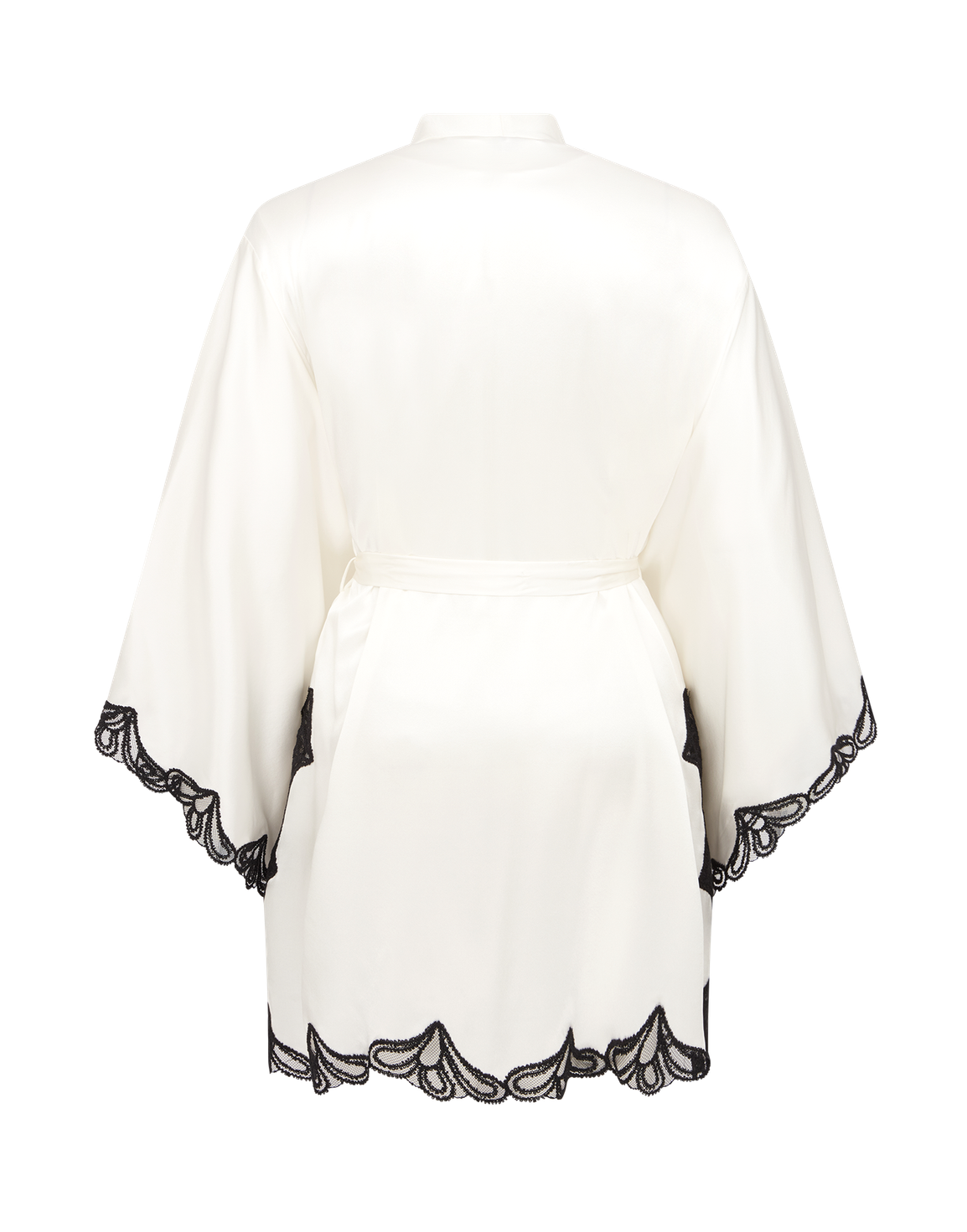 Nelle Kimono Ivory/Black | Agent Provocateur