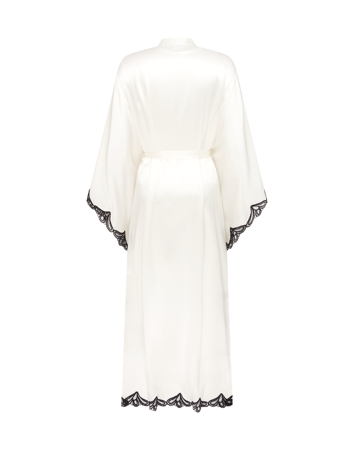 Nelle Long Gown  Ivory/Black | Agent Provocateur