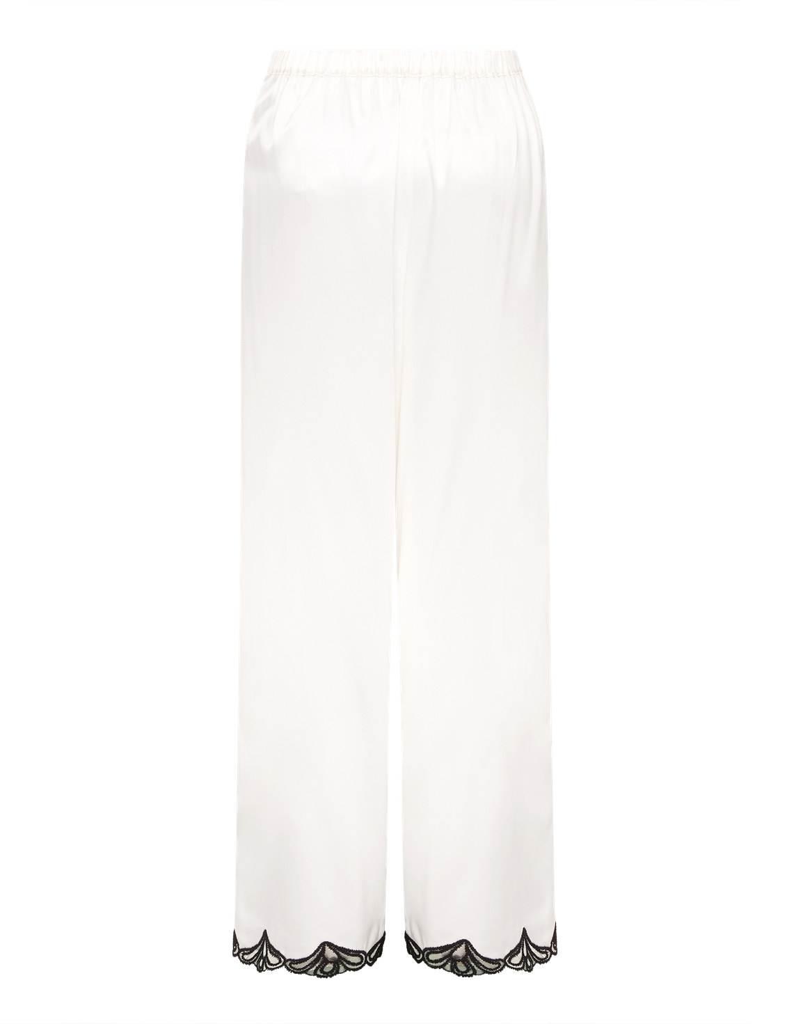 Nelle Pj Trousers Ivory/Black | Agent Provocateur