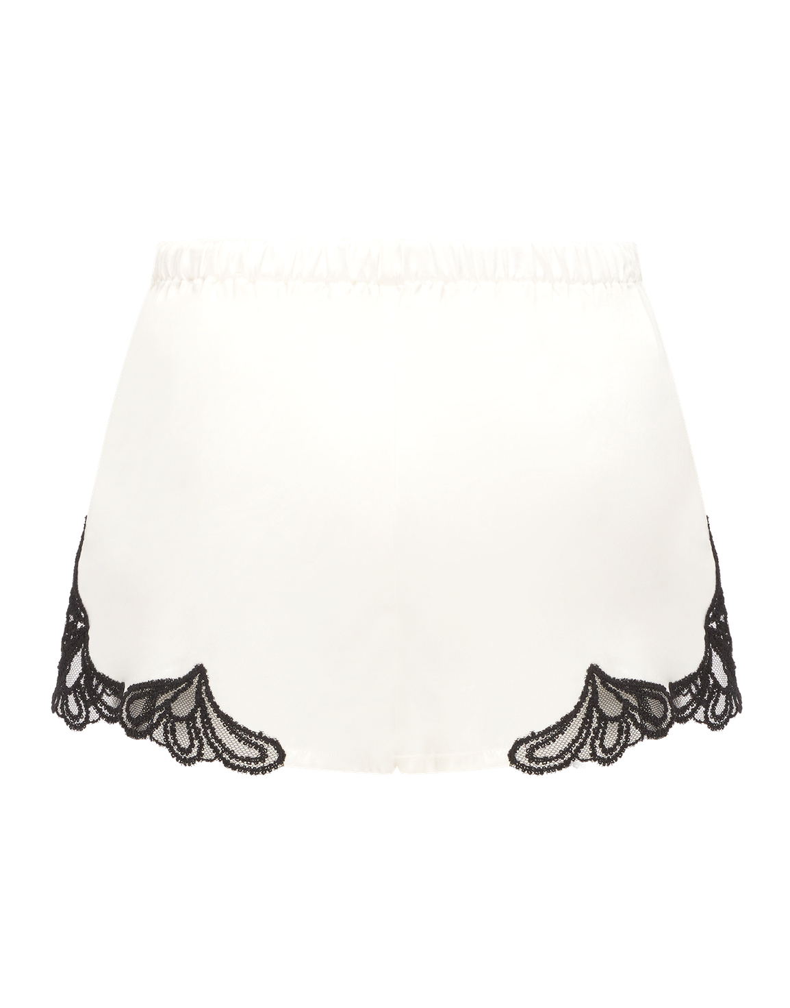 Nelle Shorts Ivory/Black | Agent Provocateur