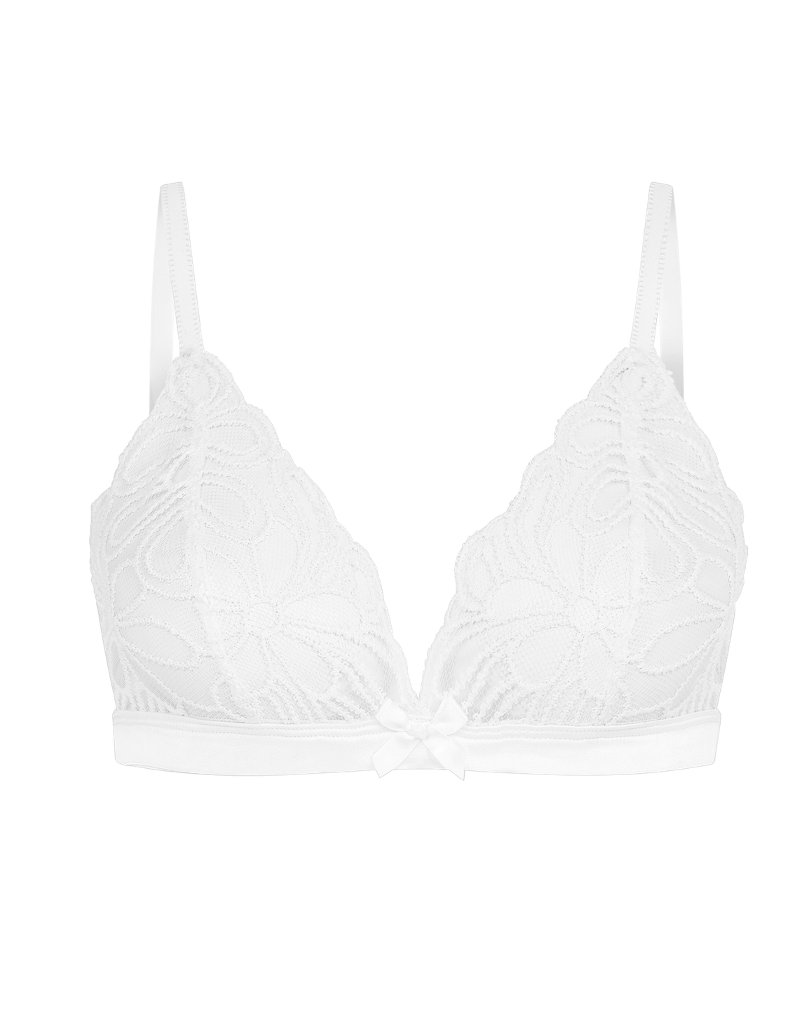 Nelle Soft Cup Bra White | Agent Provocateur