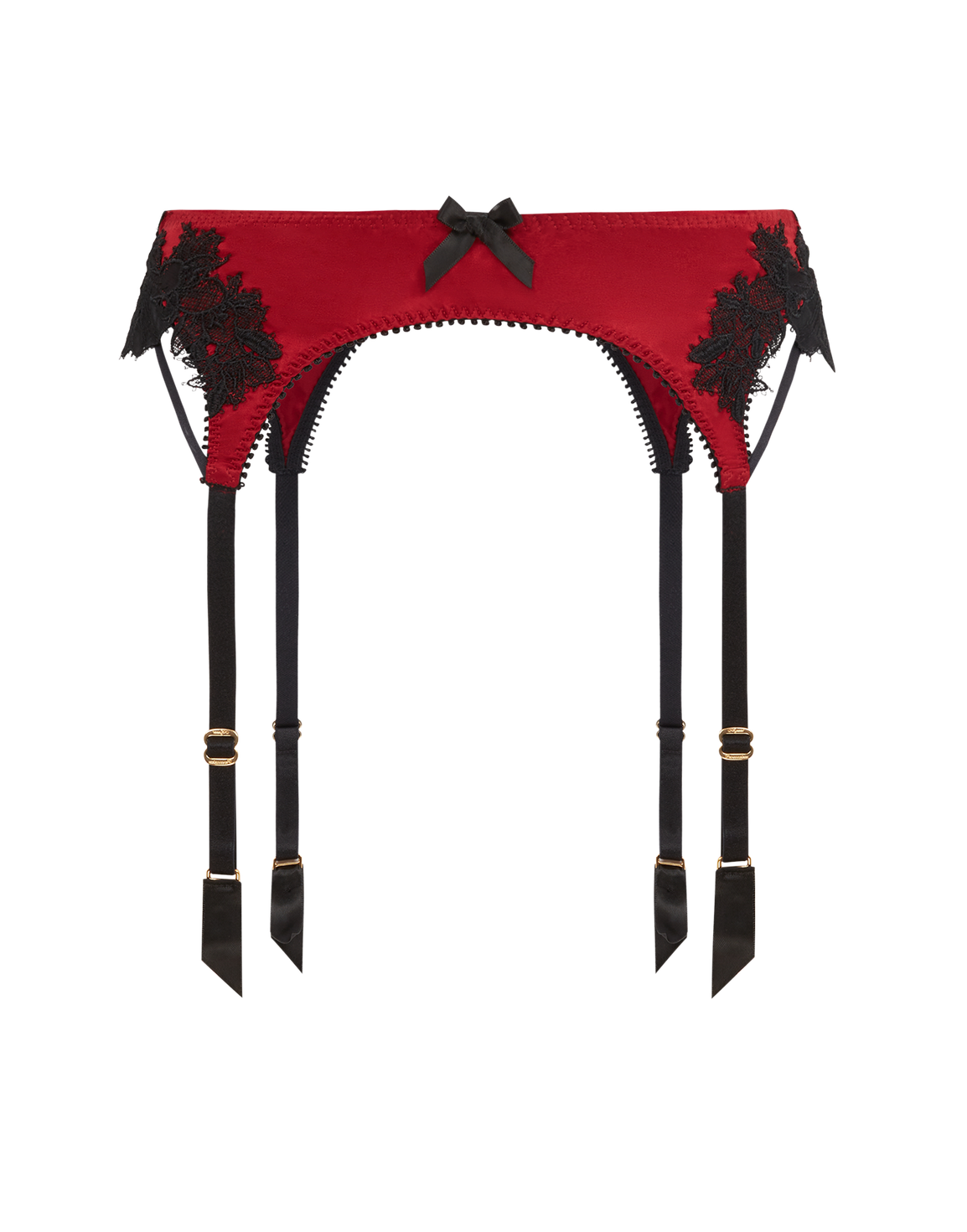 Penelopi Suspender Red/Black | Agent Provocateur