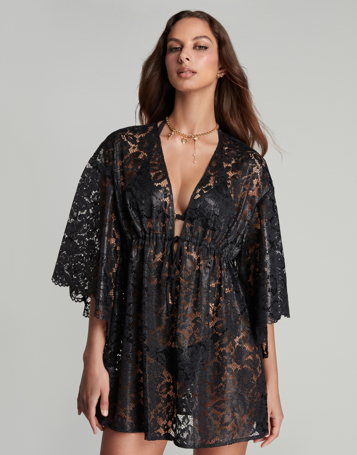 Trixa Kaftan Black | Agent Provocateur