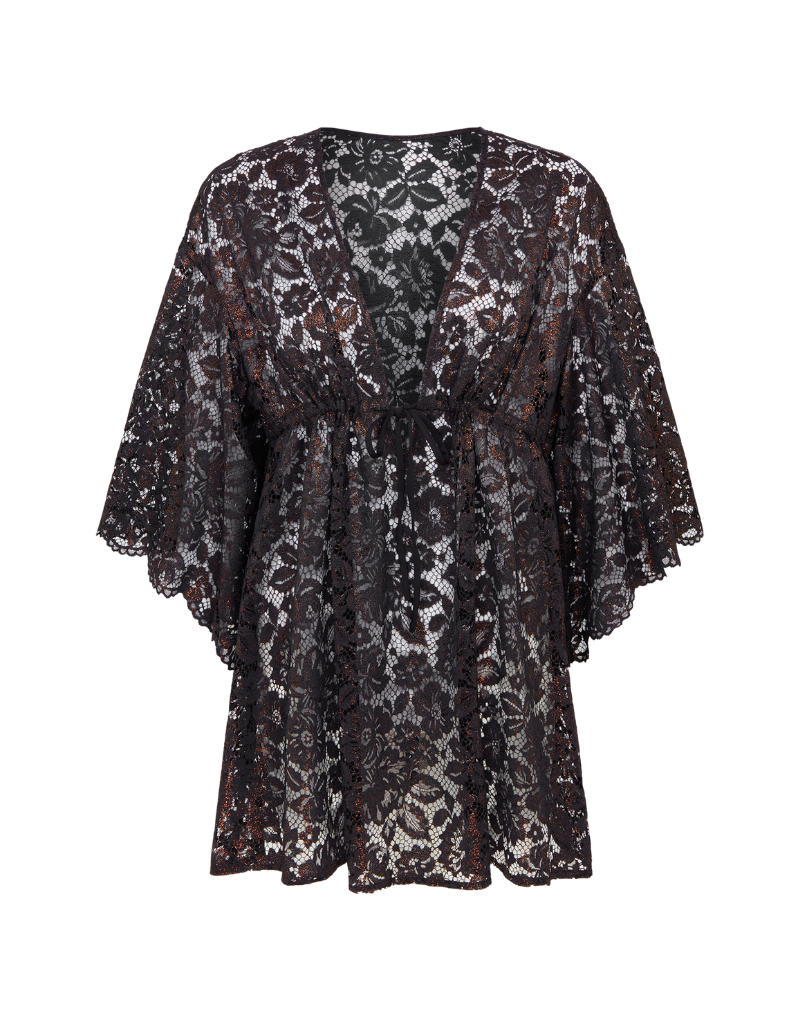Trixa Kaftan Black/Gold | Agent Provocateur