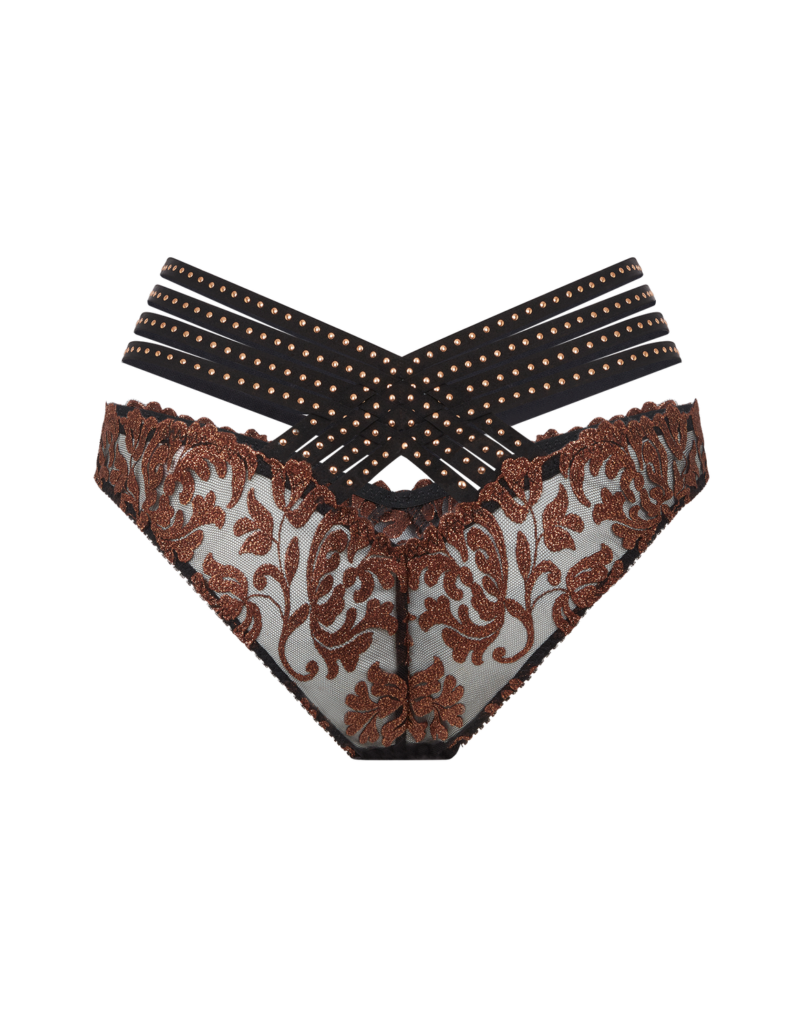 Zarella Full Brief   Bronze/Black | Agent Provocateur