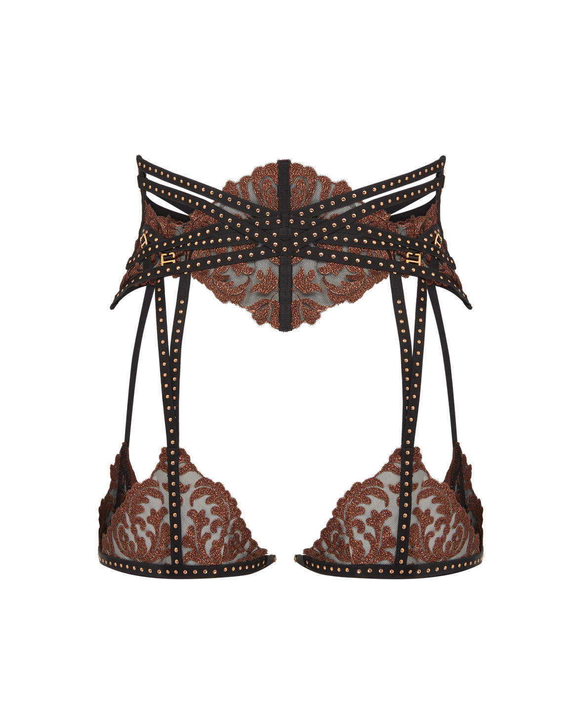 Zarella Waspie Bronze/Black | Agent Provocateur