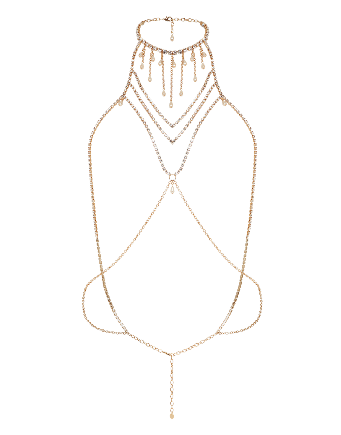 Anjali Chain Bra Gold/Crystal | Agent Provocateur