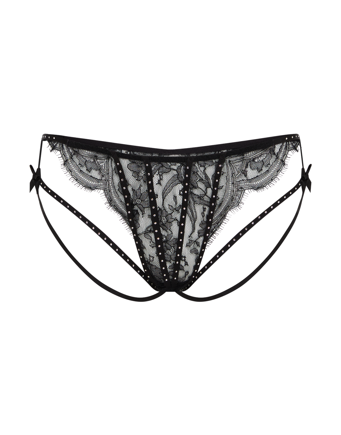 Anora Thong Black/Crystal | Agent Provocateur