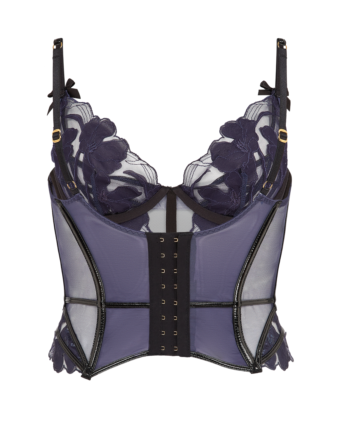 Felicitie Bustier  Navy/Black | Agent Provocateur