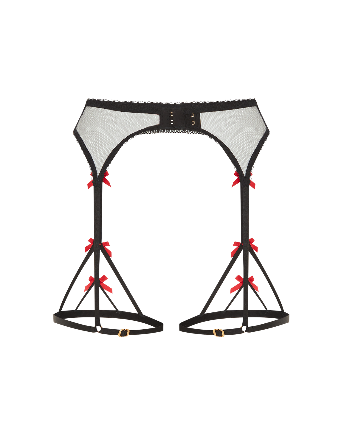 Hetty Suspender Black/Red | Agent Provocateur