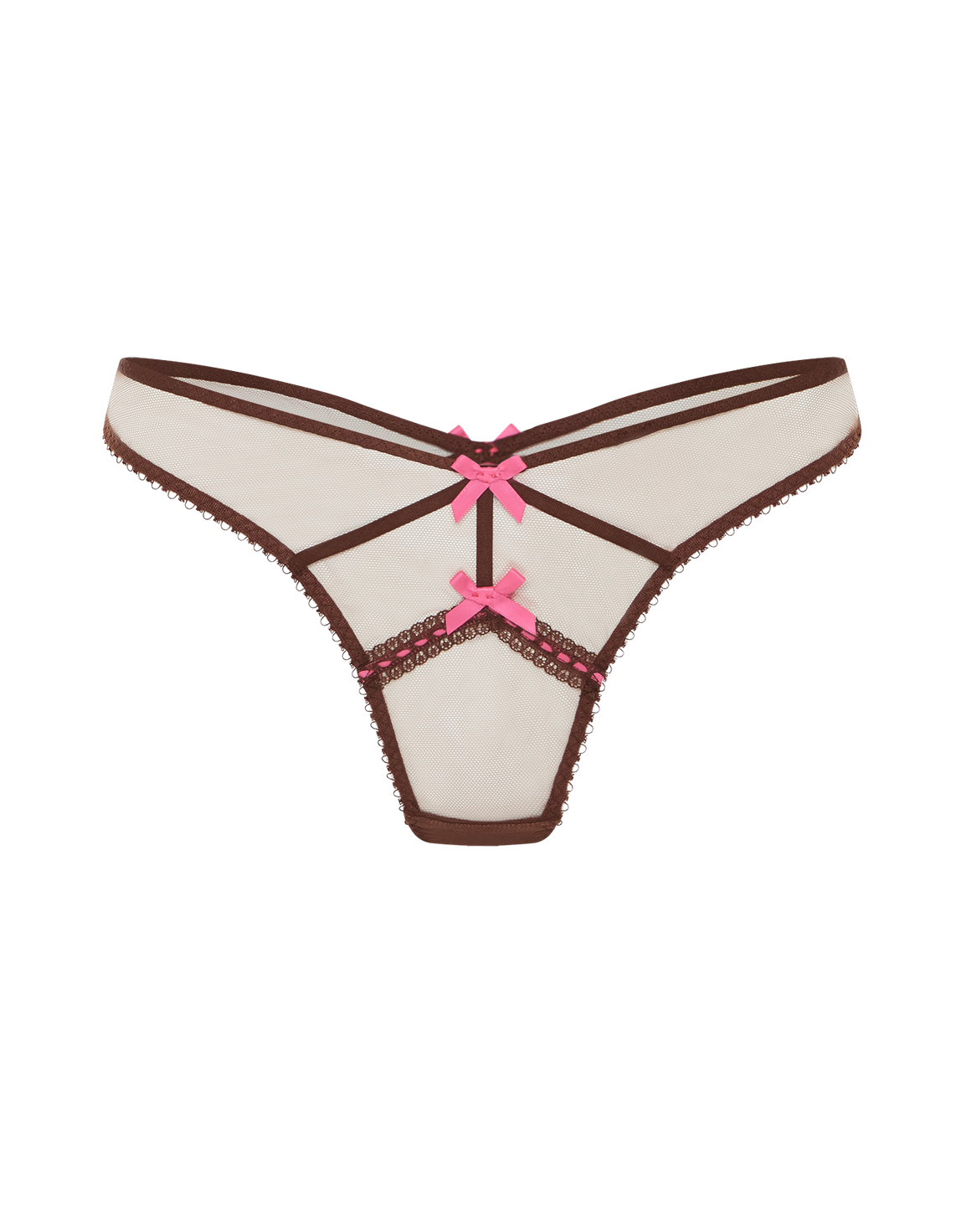 Hetty Thong  Brown/Pink | Agent Provocateur