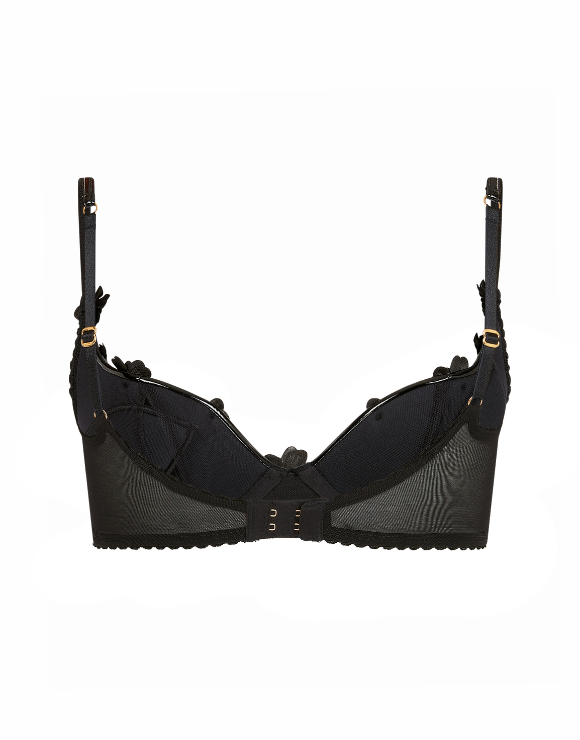 Lilathe Plunge Underwired Bra  Black | Agent Provocateur