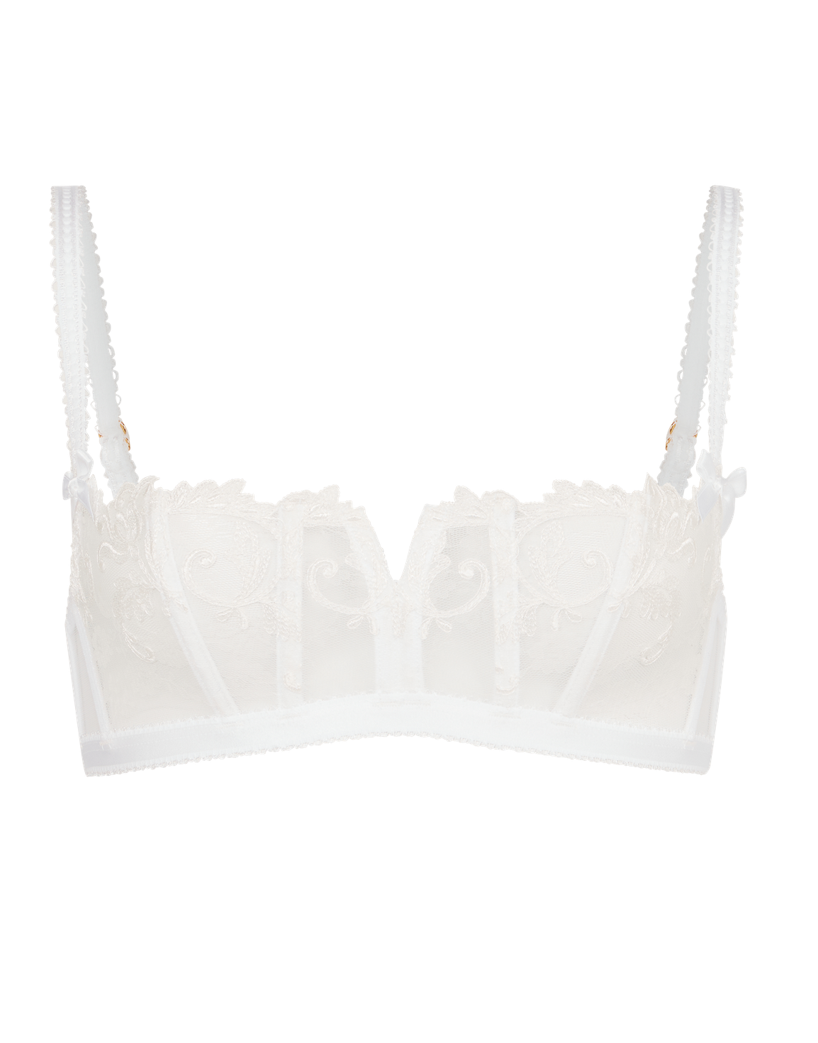 Nicolina Balconette Bra White | Agent Provocateur