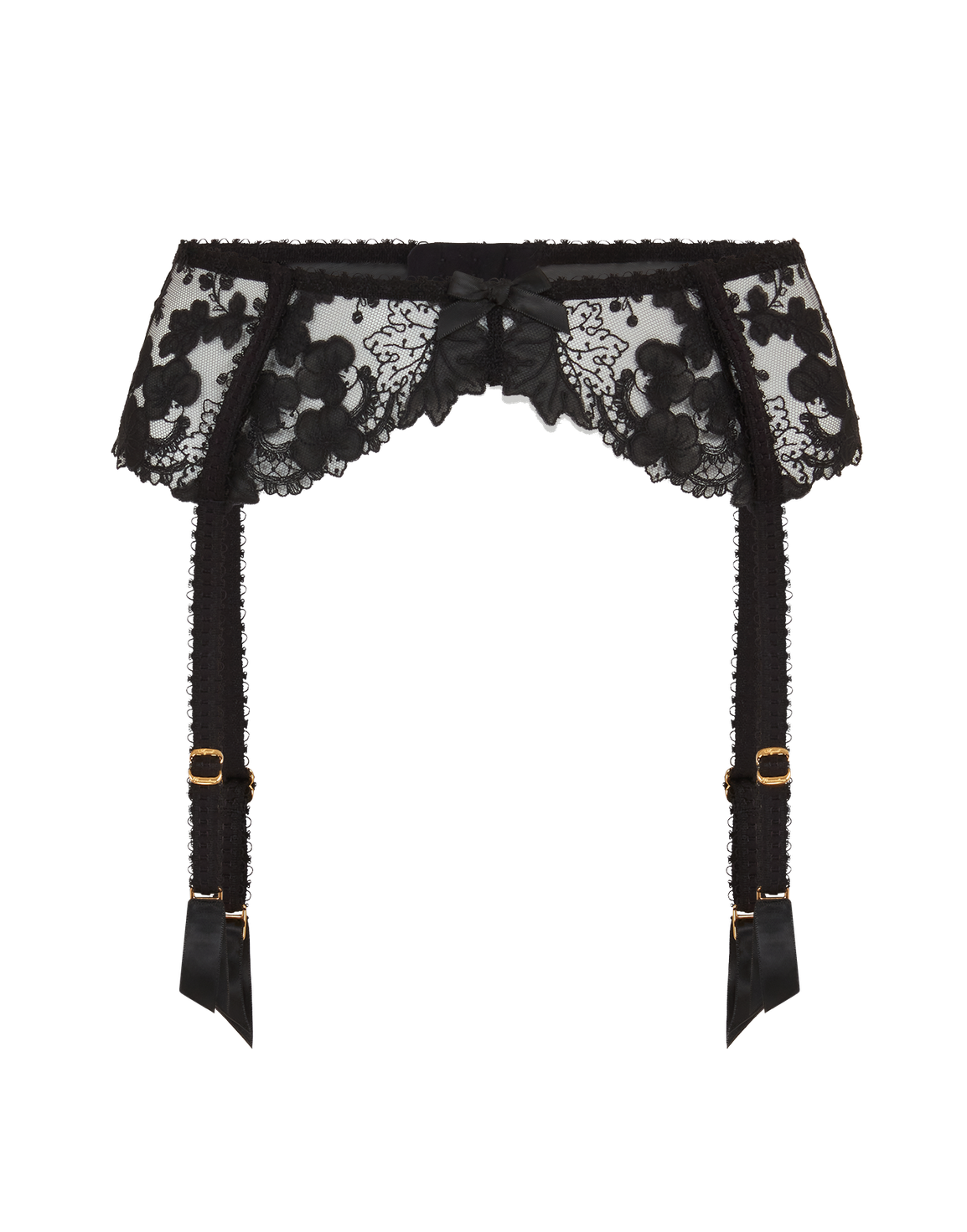 Posy Suspender  Black | Agent Provocateur