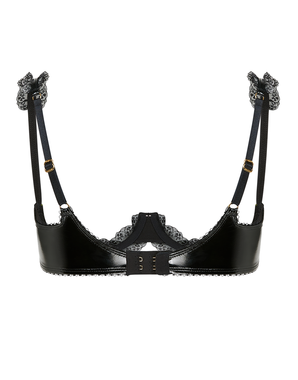 Tiffy Open Bra Black/Baby Pink | Agent Provocateur