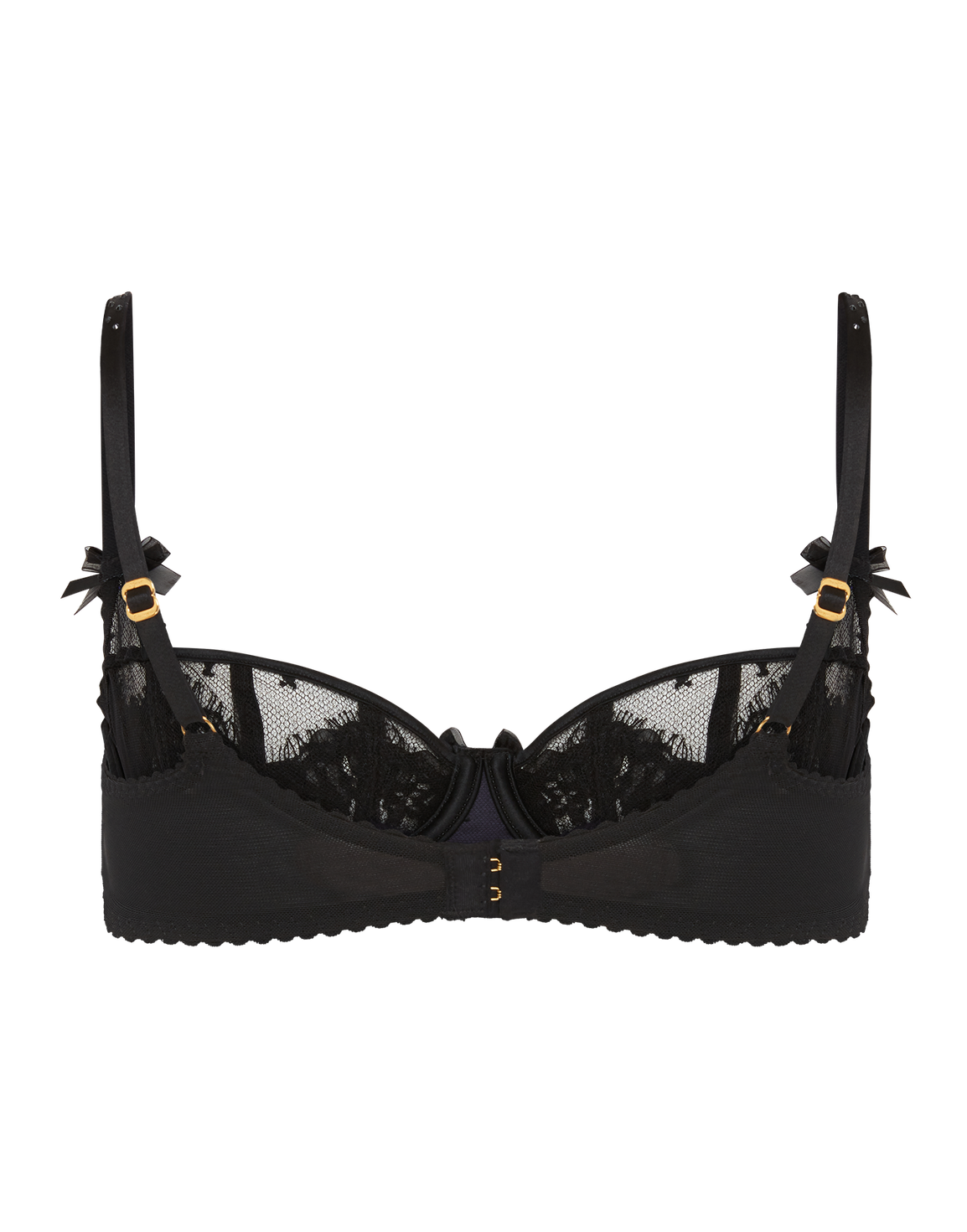 Veretie Balconette Underwired Bra  Black/Navy | Agent Provocateur