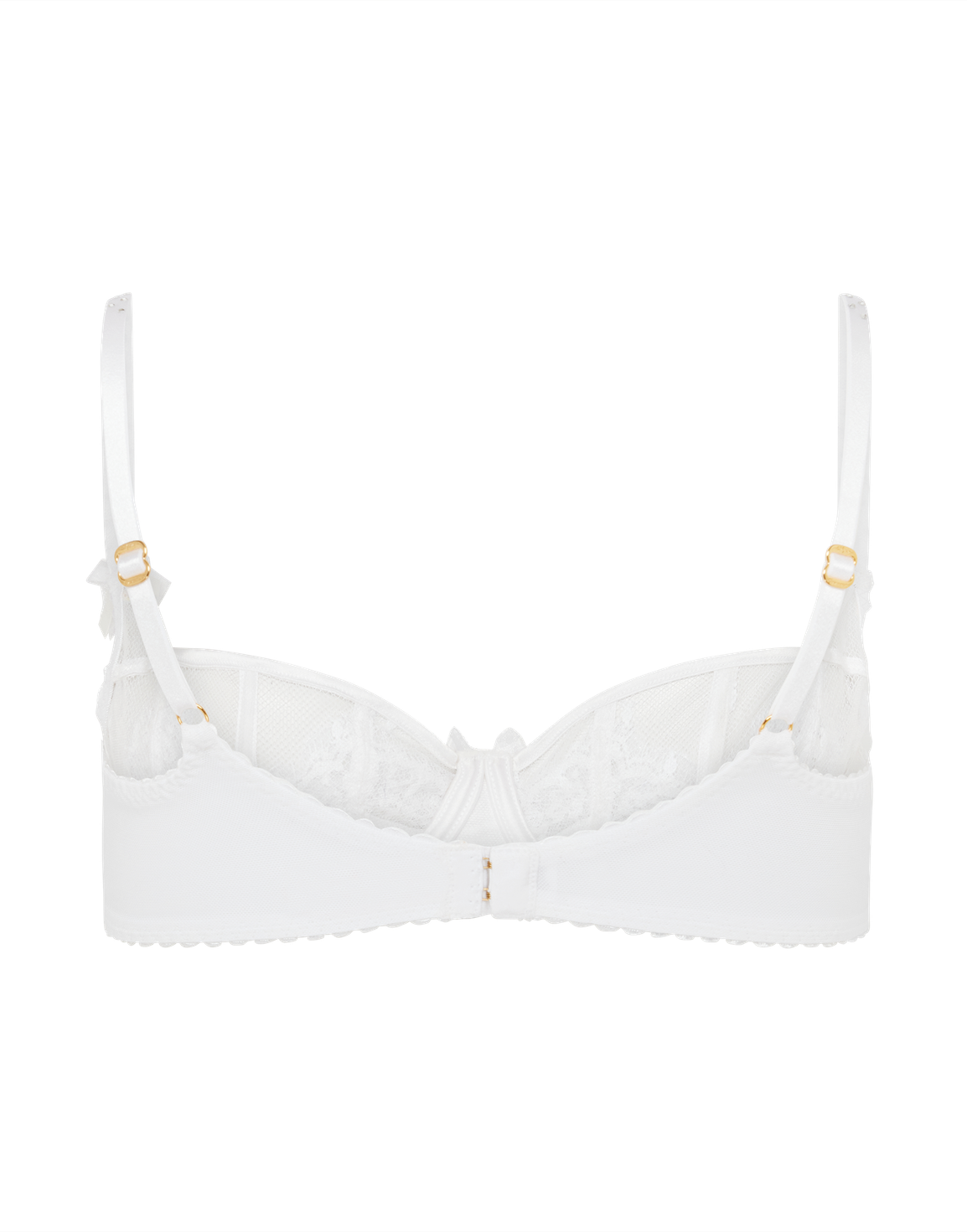 Veretie Balconette Underwired Bra White/Cream | Agent Provocateur