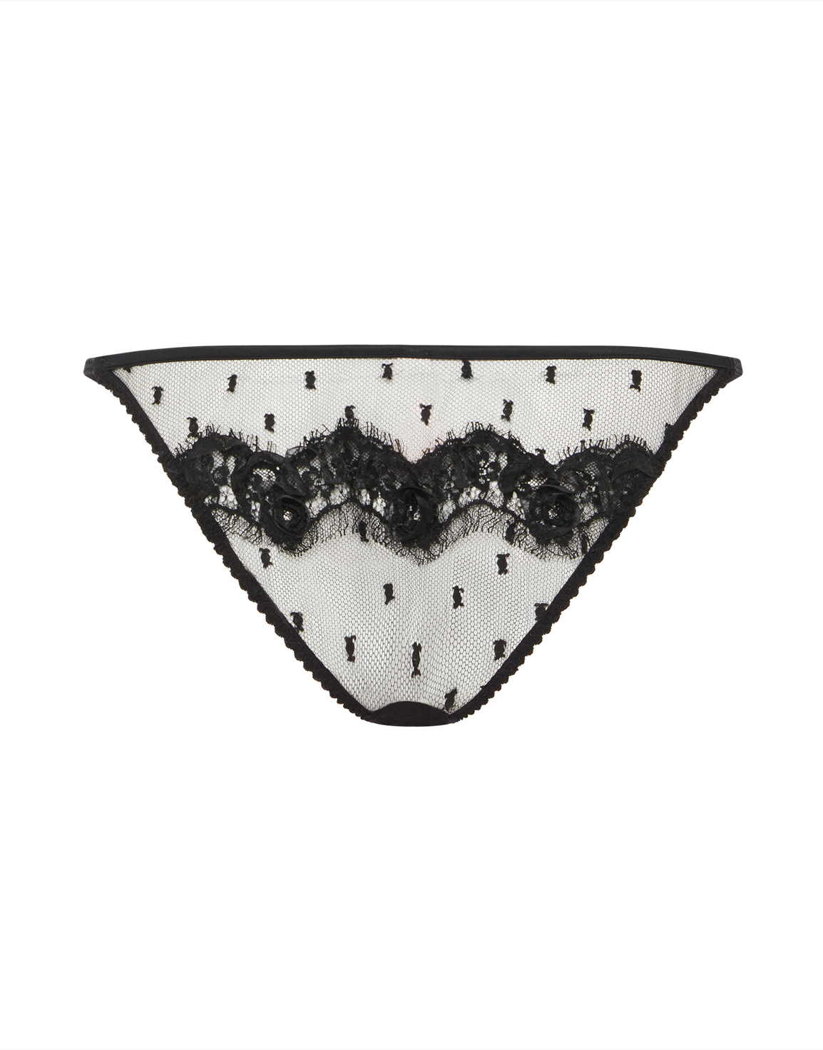 Veretie Full Brief  Black/Navy | Agent Provocateur