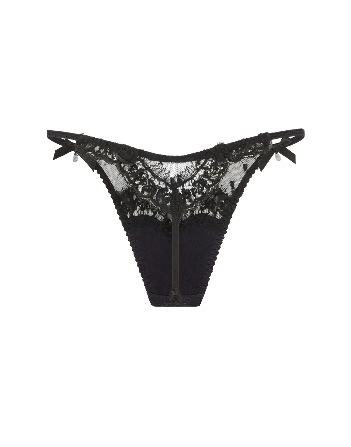 Veretie Thong  Black/Navy | Agent Provocateur