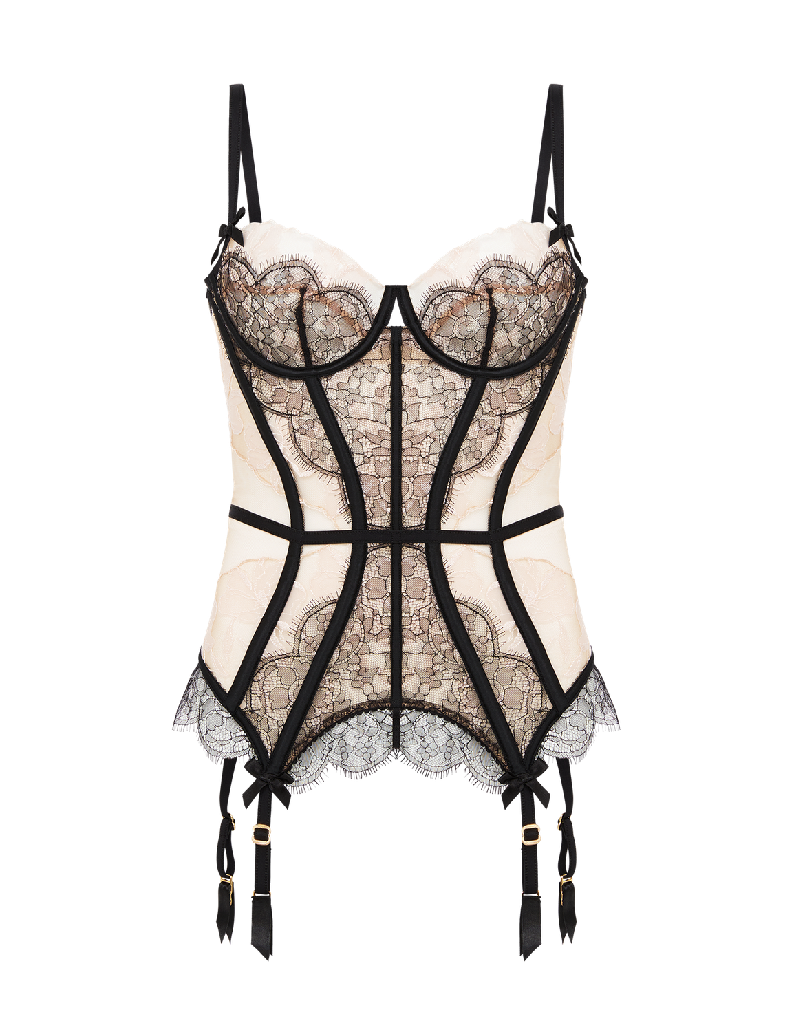 Vitoria Basque Black/Blush | Agent Provocateur
