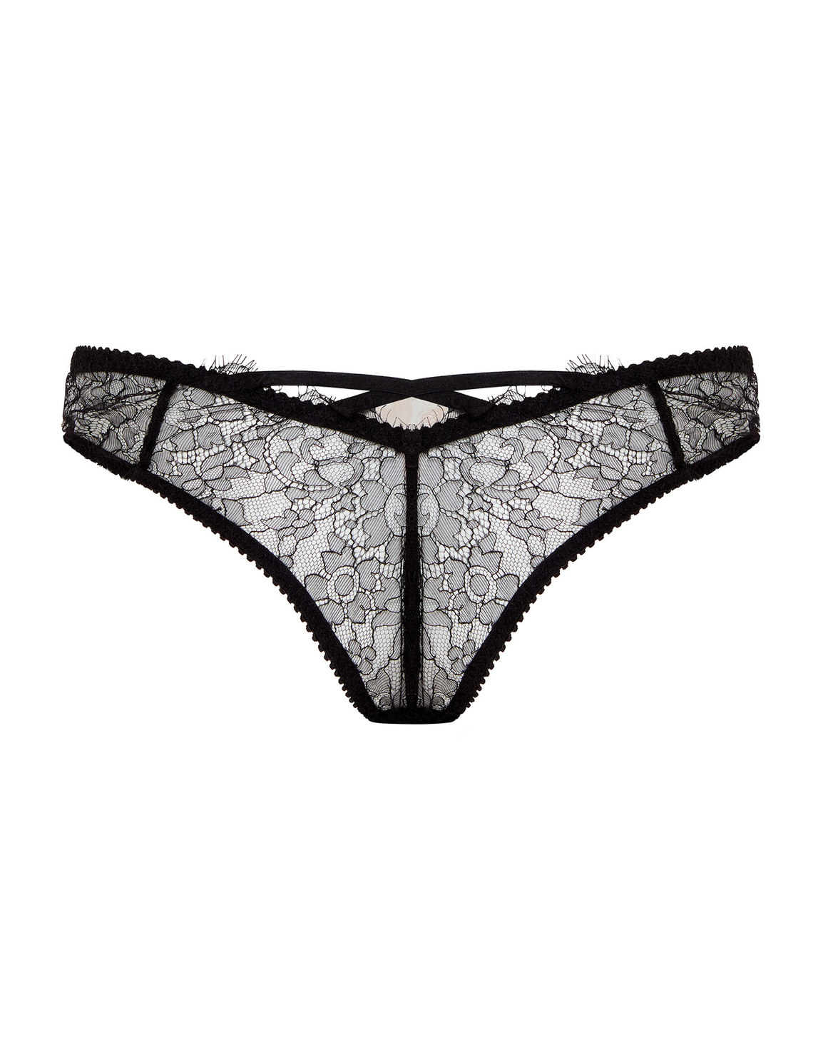 Vitoria Brazilian Brief Black/Blush | Agent Provocateur