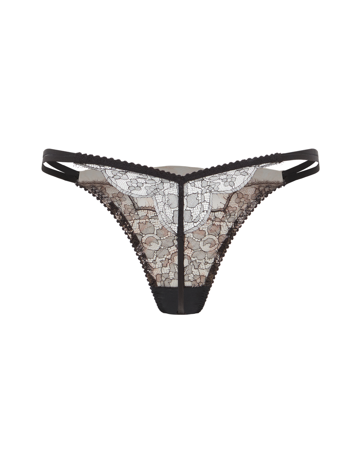 Vitoria Thong Black/Blush | Agent Provocateur