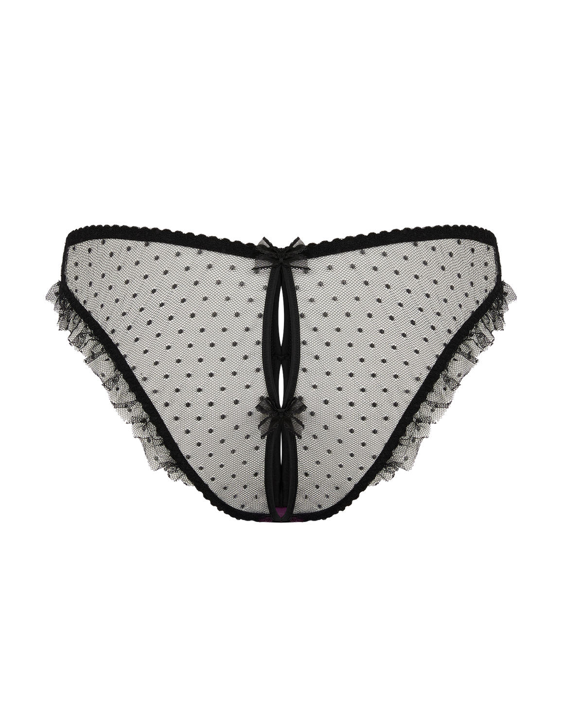 Berdie Full Brief Black/Magenta | Agent Provocateur