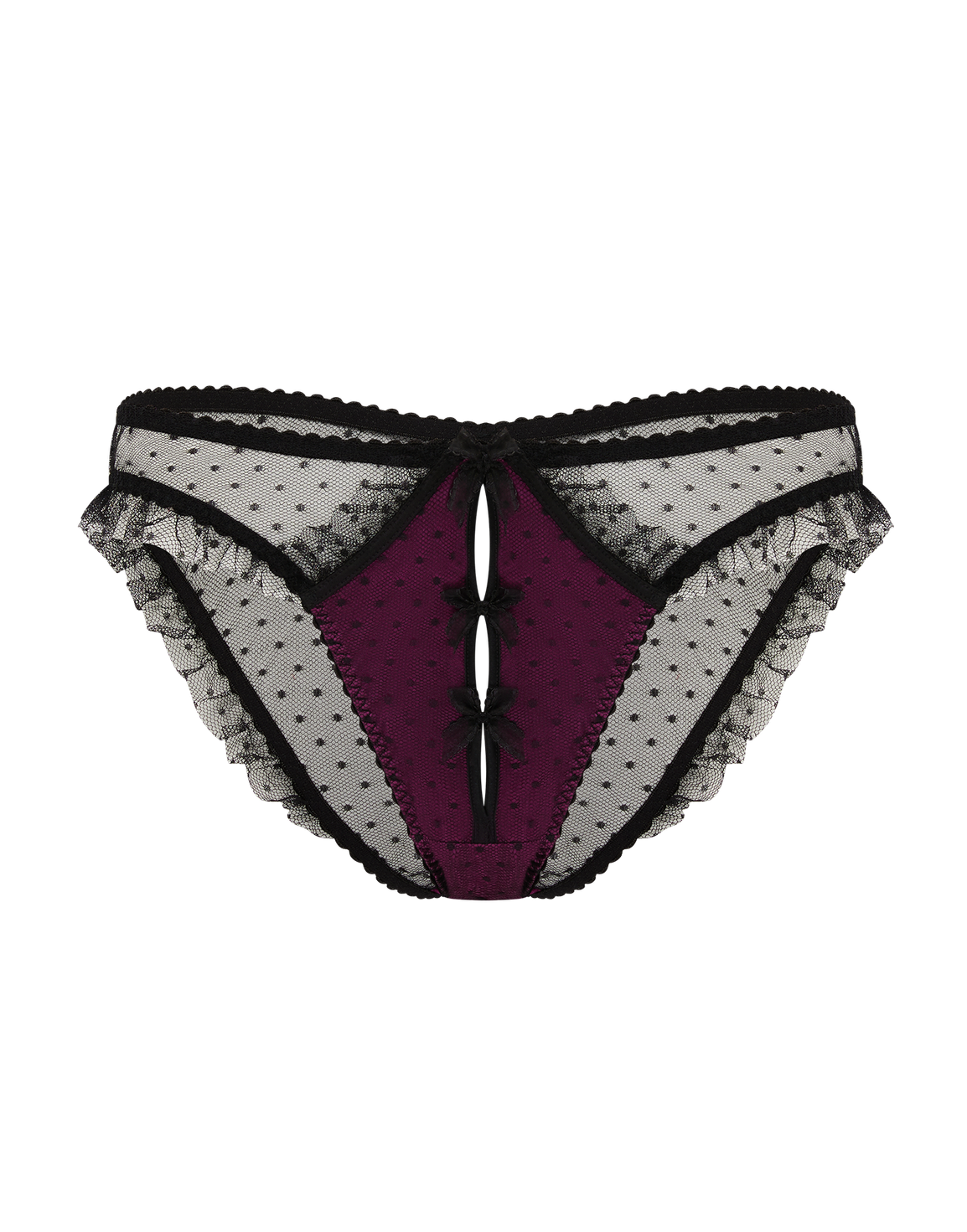 Berdie Full Brief Black/Magenta | Agent Provocateur